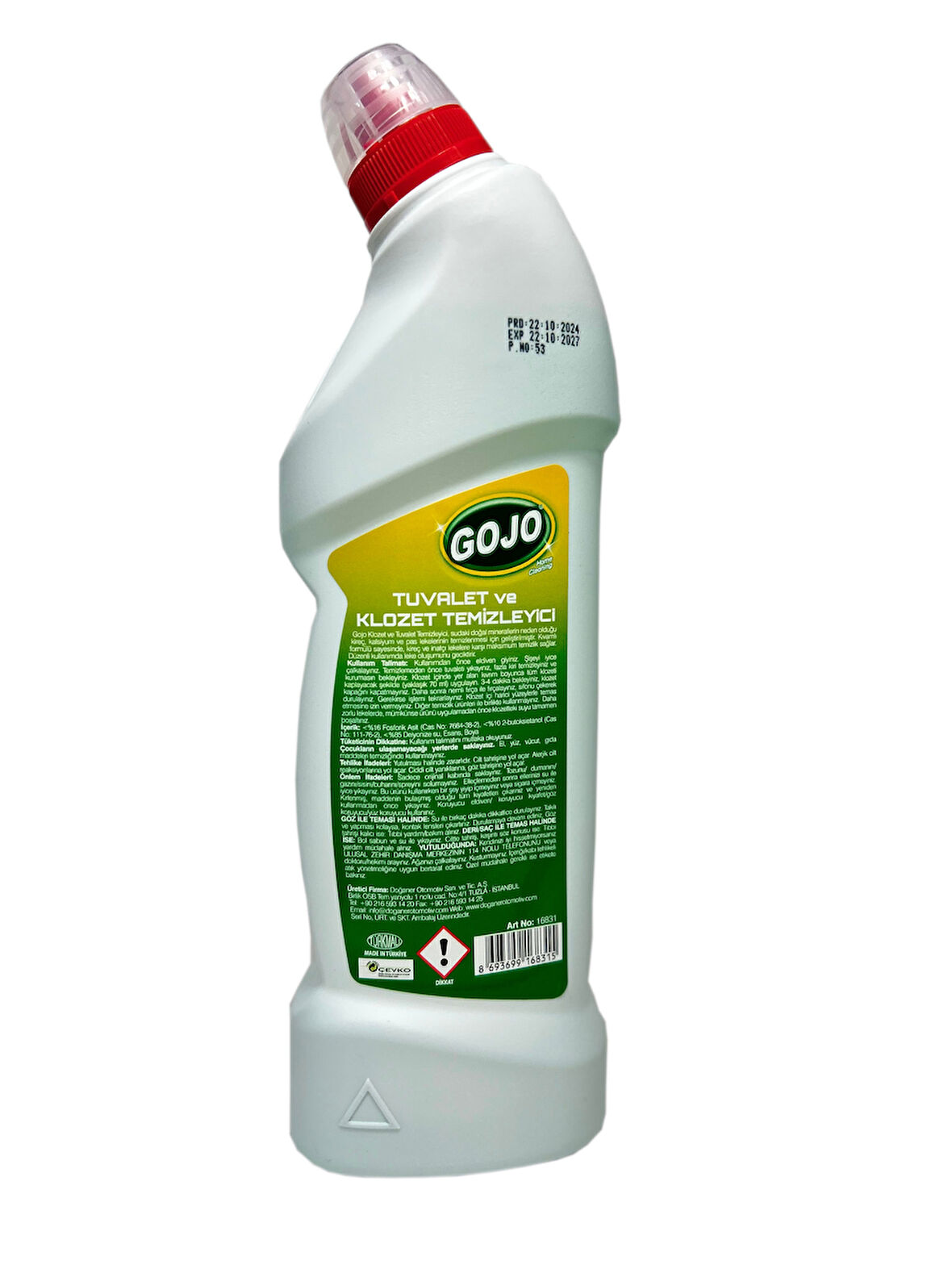 Gojo Tuvalet ve Klozet Temizleyici 750 ML