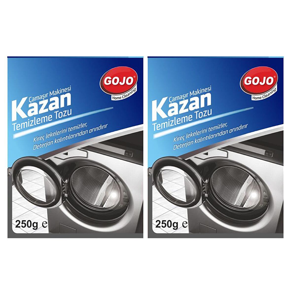 Gojo 2x250 gr Toz Çamaşır Makinesi Temizleyici