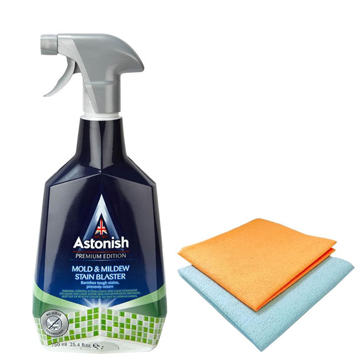 Astonish Granit Sprey Yüzey Temizleyici 750 ml & Hediye Bez 