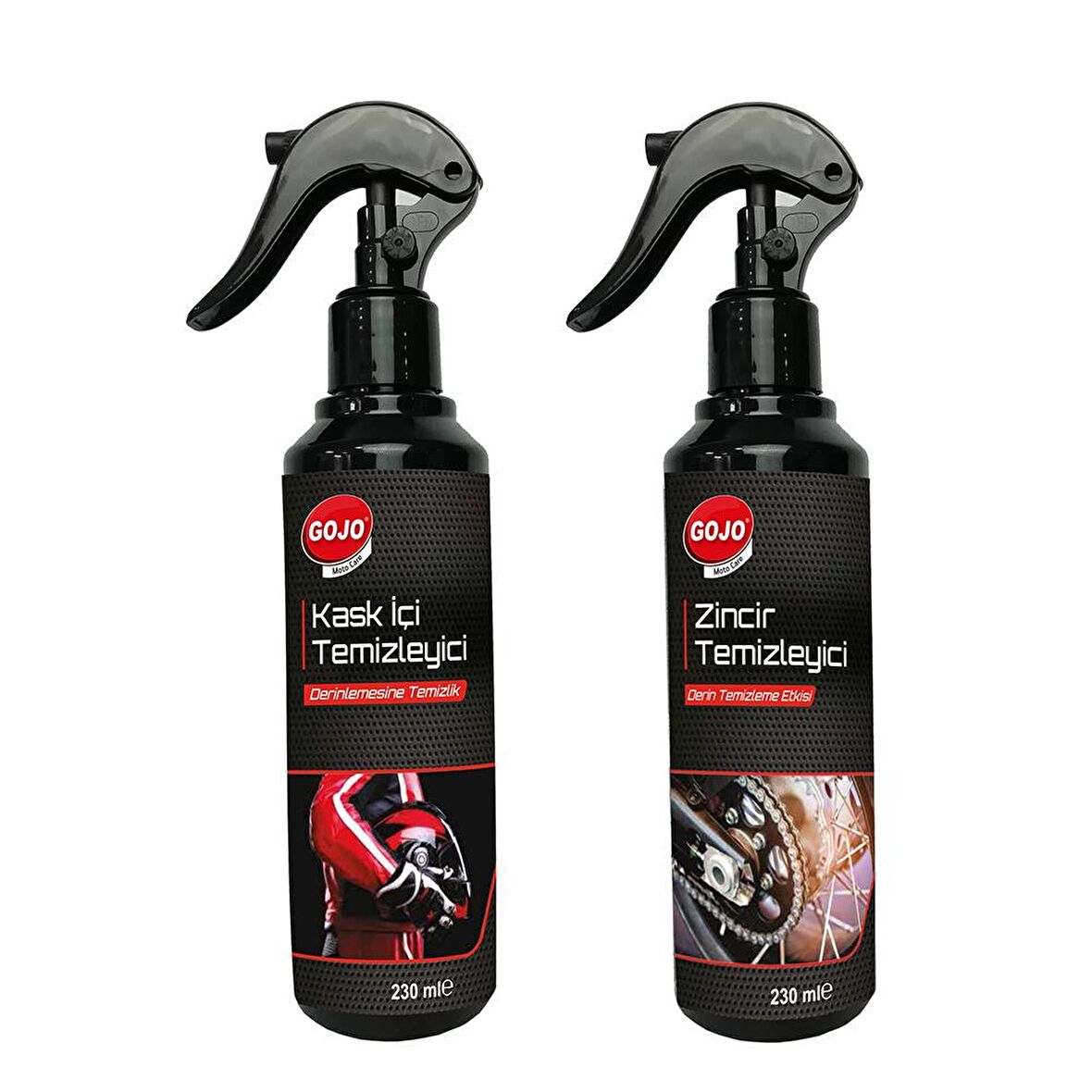 Gojo Motosiklet Kask İçi Temizleyicil + Gojo Zincir Temizleyici 230 Ml