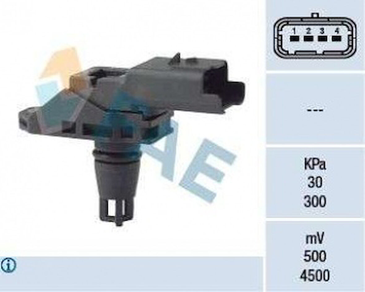 Ford Hava Sicaklık Map Sensörü 207-208-301-308-407-508-3008-5008-Partner Expert-C3 II-C4 II-C5 III-Ds3-Ds - Fae 15132