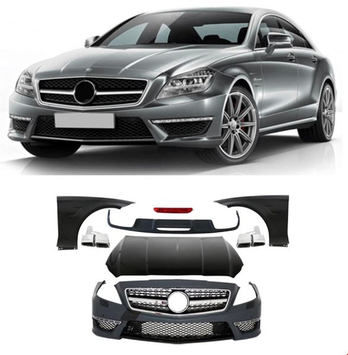 Mercedes Cls63 Amg Set Kaput + Camurluklu W218 11> - Vortex V2205489