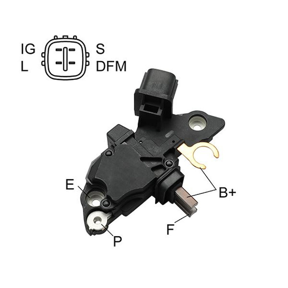 Toyota Konjektor 12v Bosch Tip Toyota Corolla 1,4 1,6 (99-01) Toyota Avensis 1,6i 18i (02-03) - Yunyı 04-071