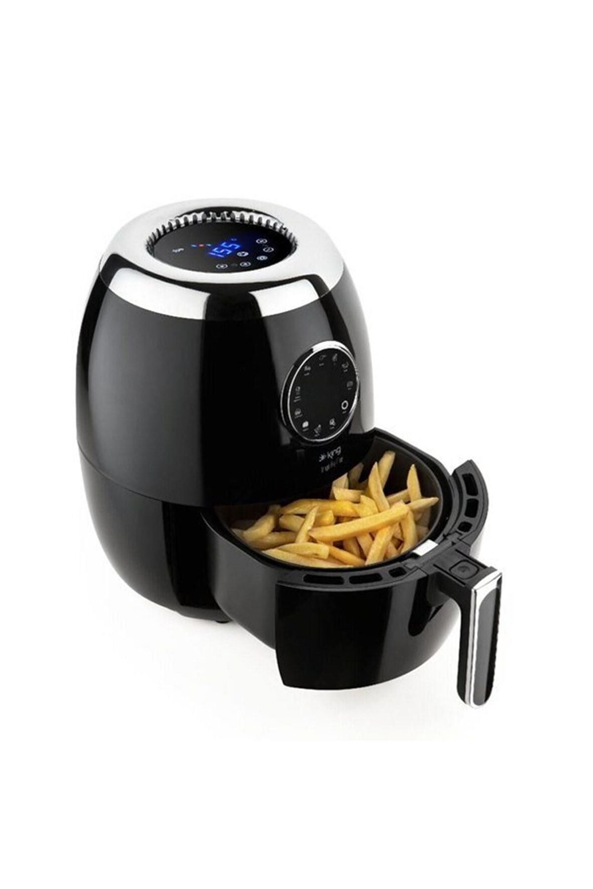 King KYF27 3.5 lt Yağsız Airfryer Siyah