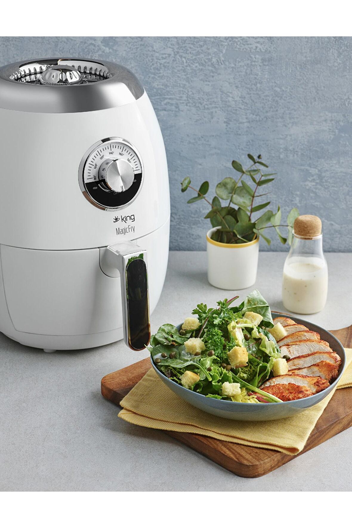 Magicfry Airfryer Yağsız Sıcak Hava Fritöz Beyaz - 4 Yıl Garanti