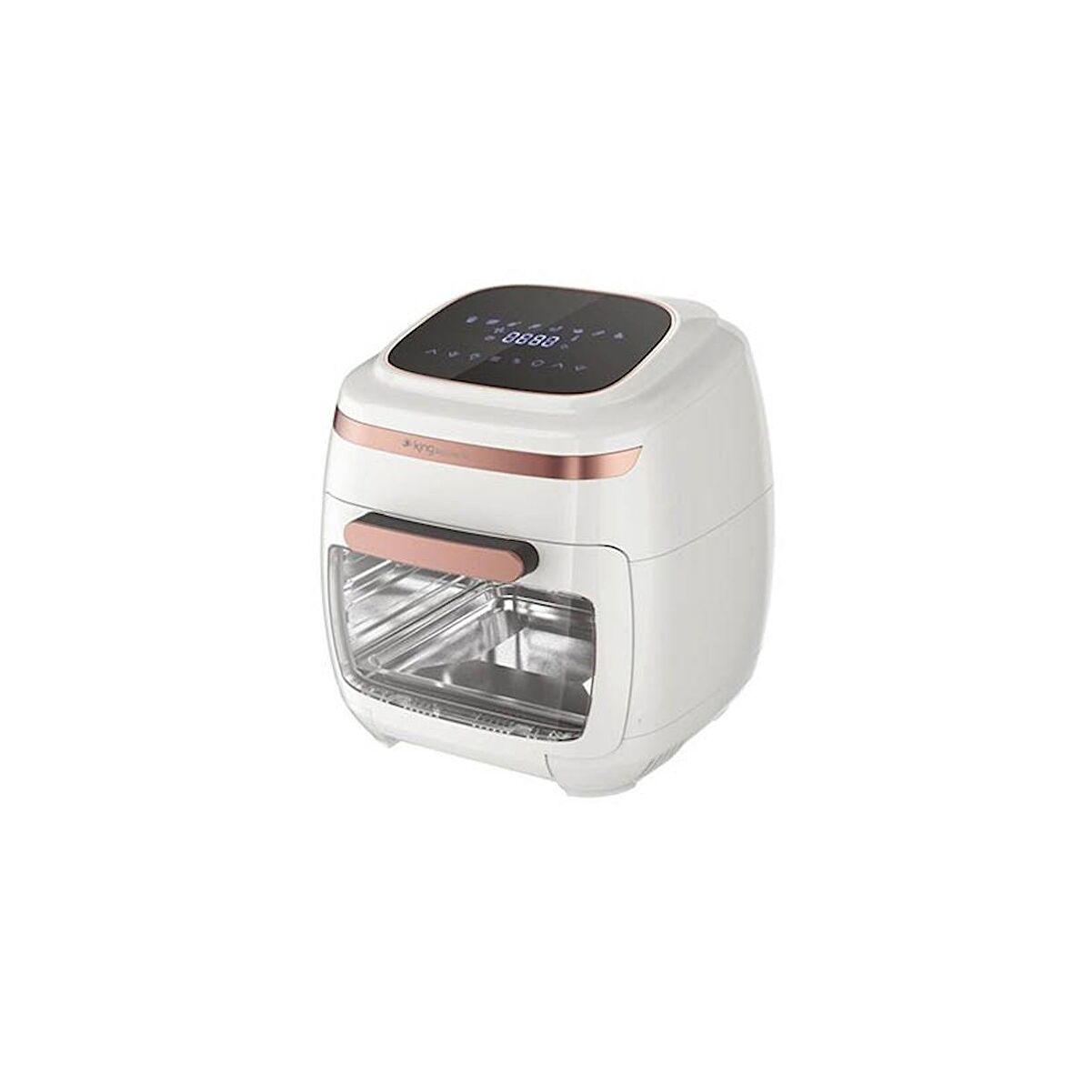 King Kyf30 11 lt Yağsız Airfryer Beyaz