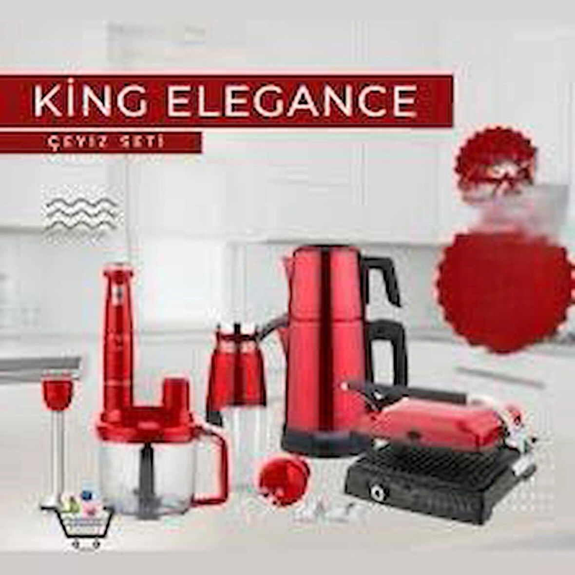 king Elegance Çeyiz Paketi (K441R+K462R+KCM331+KKB973)