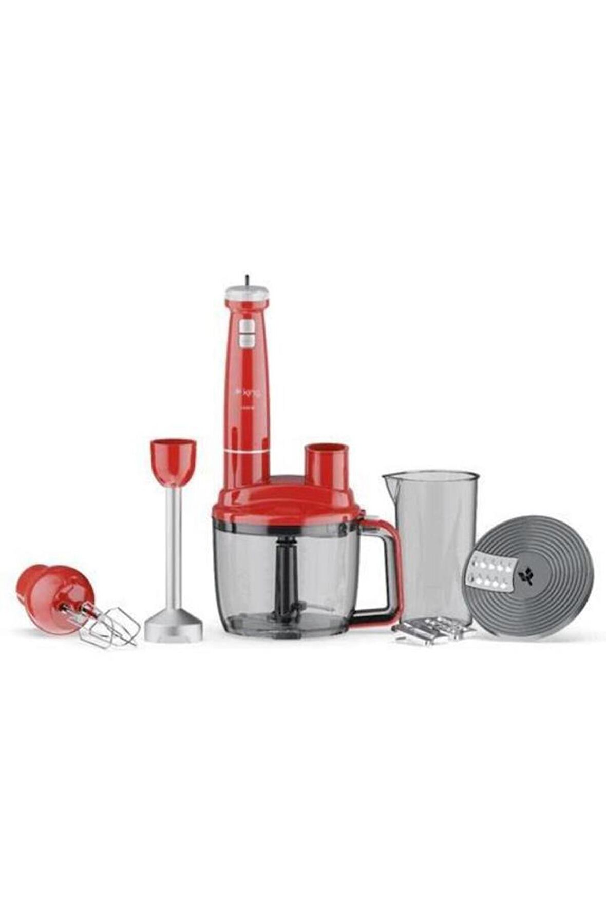 King KKB973 Bodie Kırmızı 1500 W Blender Seti