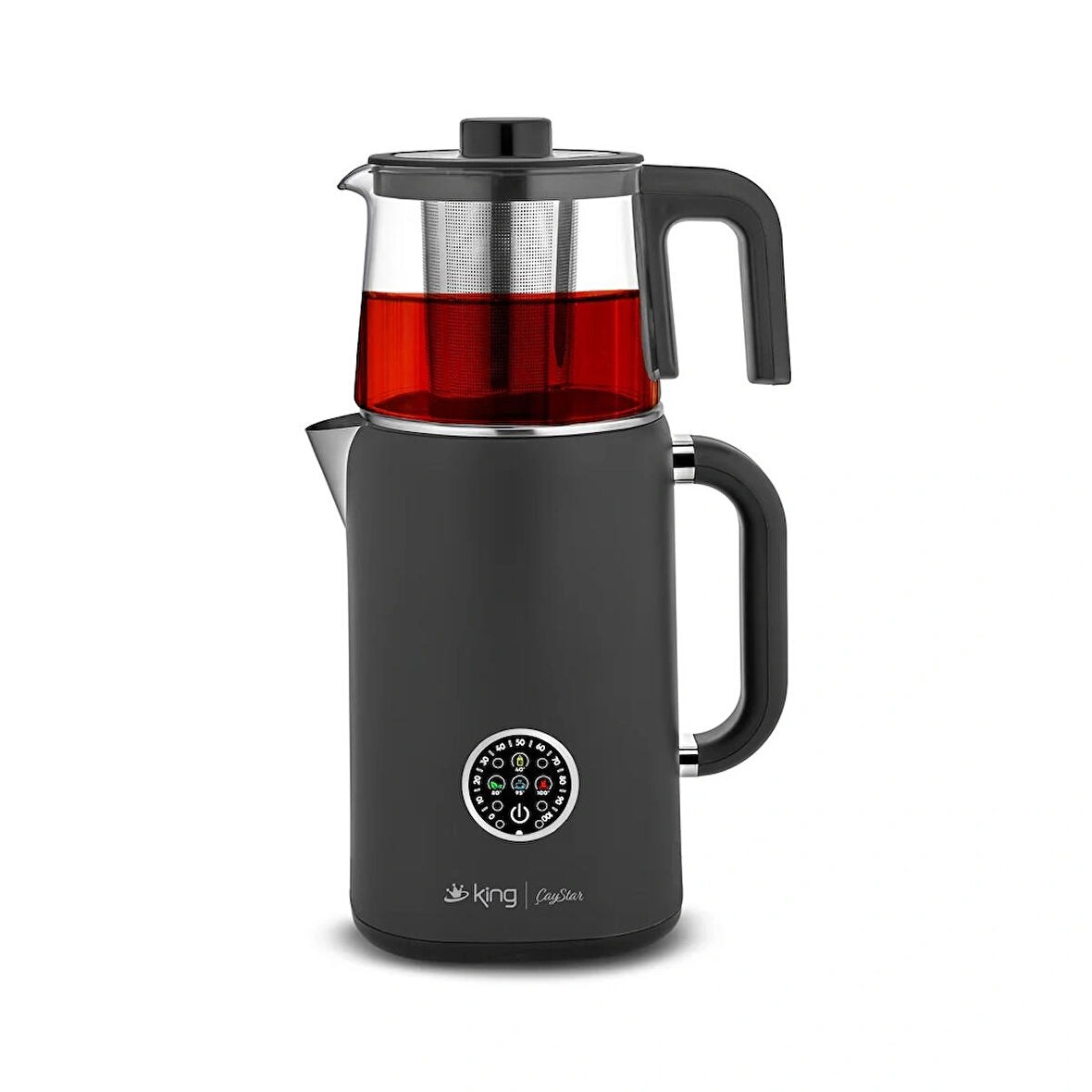 Kcm387 Çaystar Dijital Çay Makinesi-Siyah
