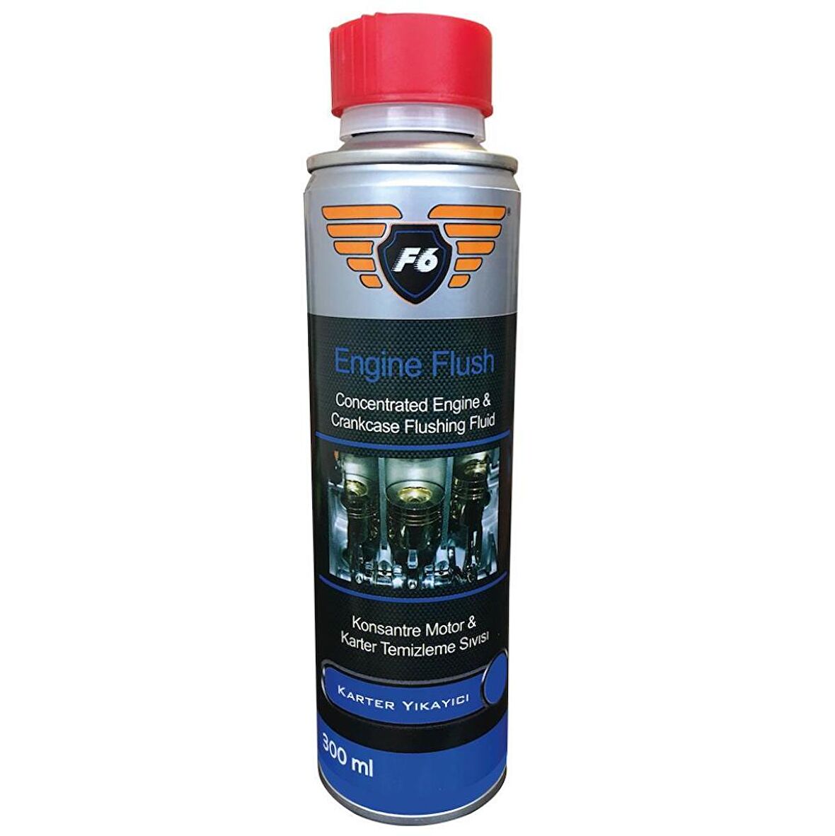 F6 Motor İç Temizleyici Karter Yıkayıcı 300 Ml Engine Flush