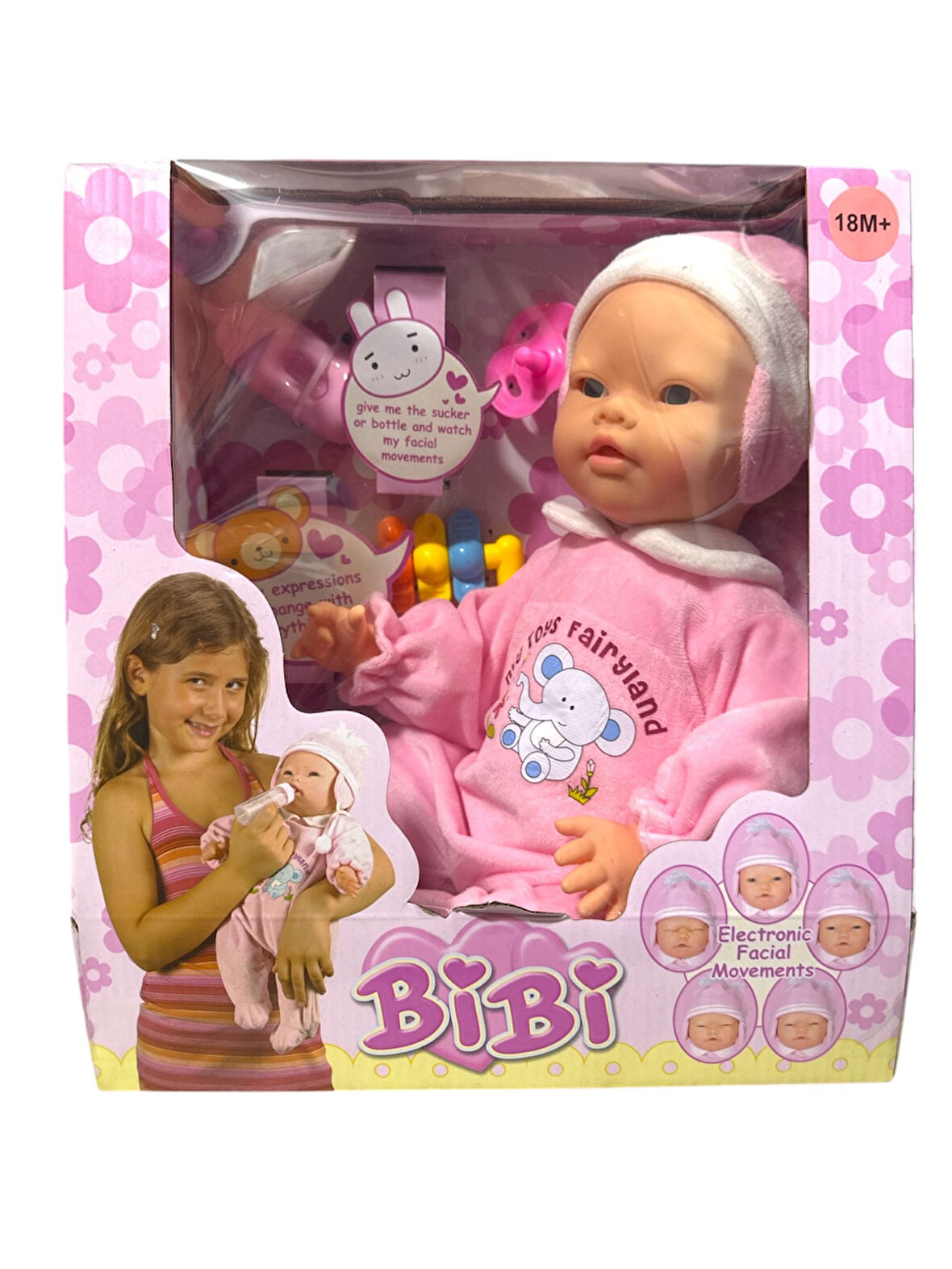 Oyuncak Mimikli Bebek Oyun Arkadaşı Mimikli Bebek Bibi TT33078