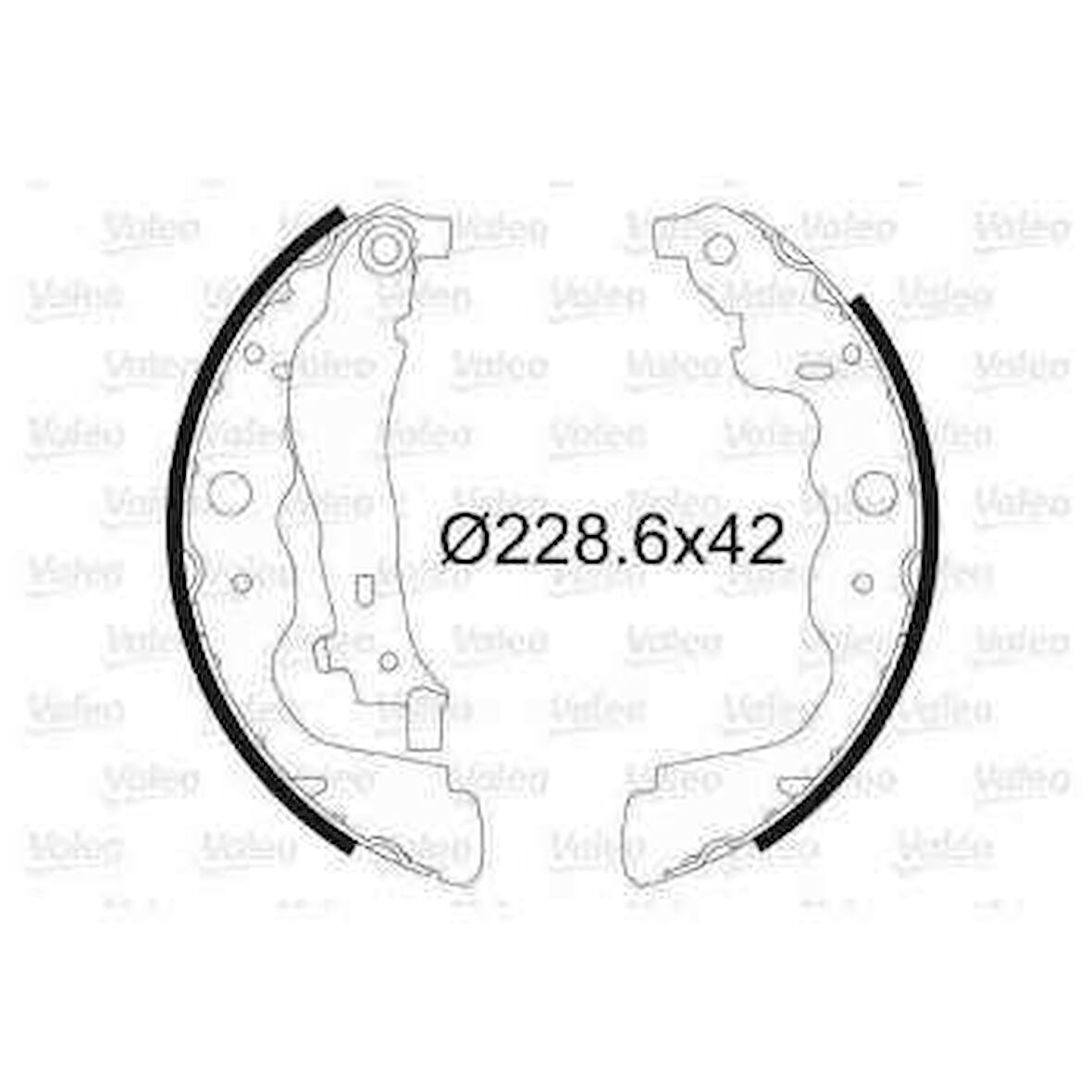 Nissan Arka Fren Balatası Pabuc Kangoo III Captur Clio IV Duster Dokker Lodgy Sandero II Logan MCV Micra No - Valeo 564104