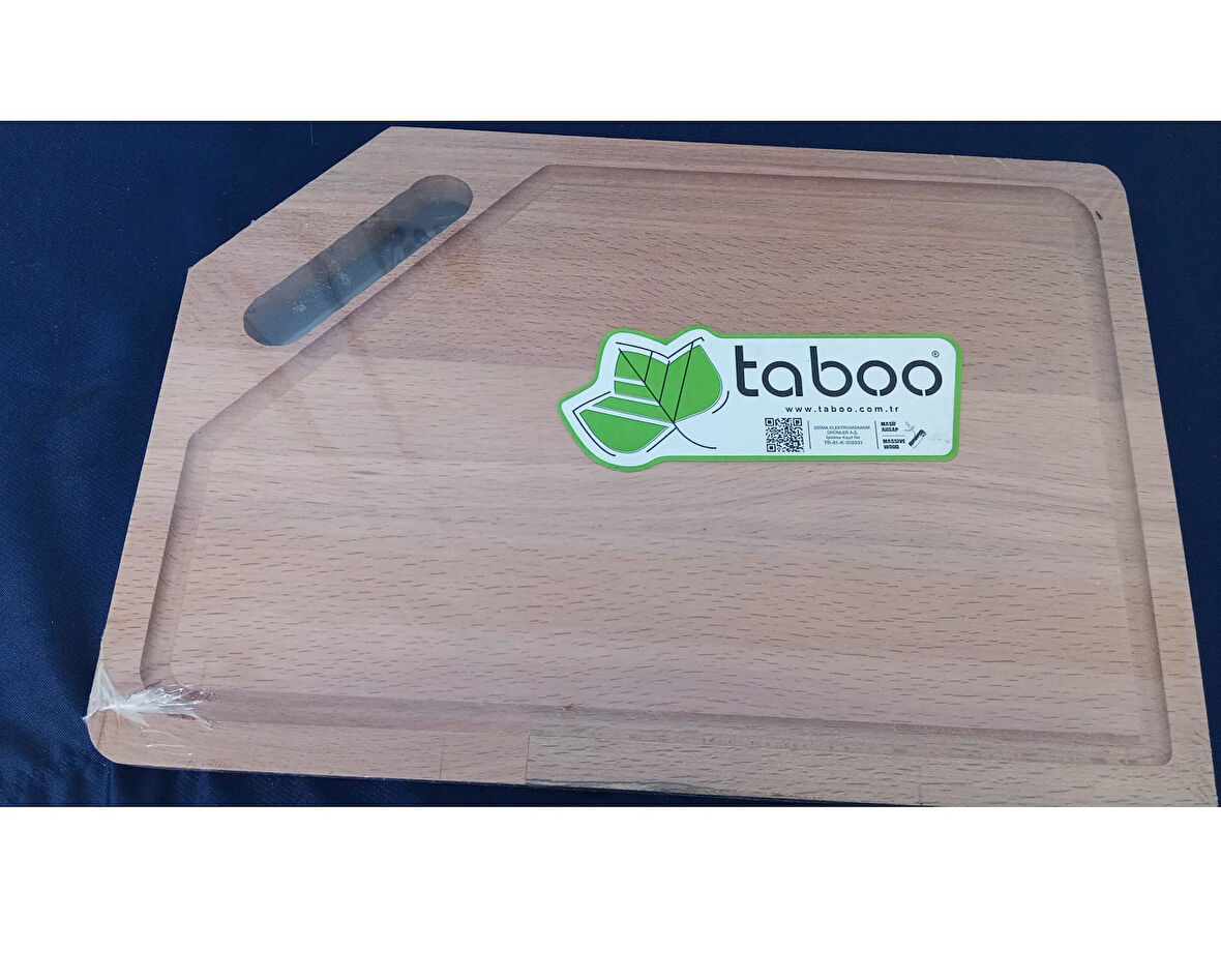 Taboo 8179-M (290 x 200 CM) 14 MM KALINLIKTA Kesme Ve Sunum Tahtası %100 doğal BY SİNBO