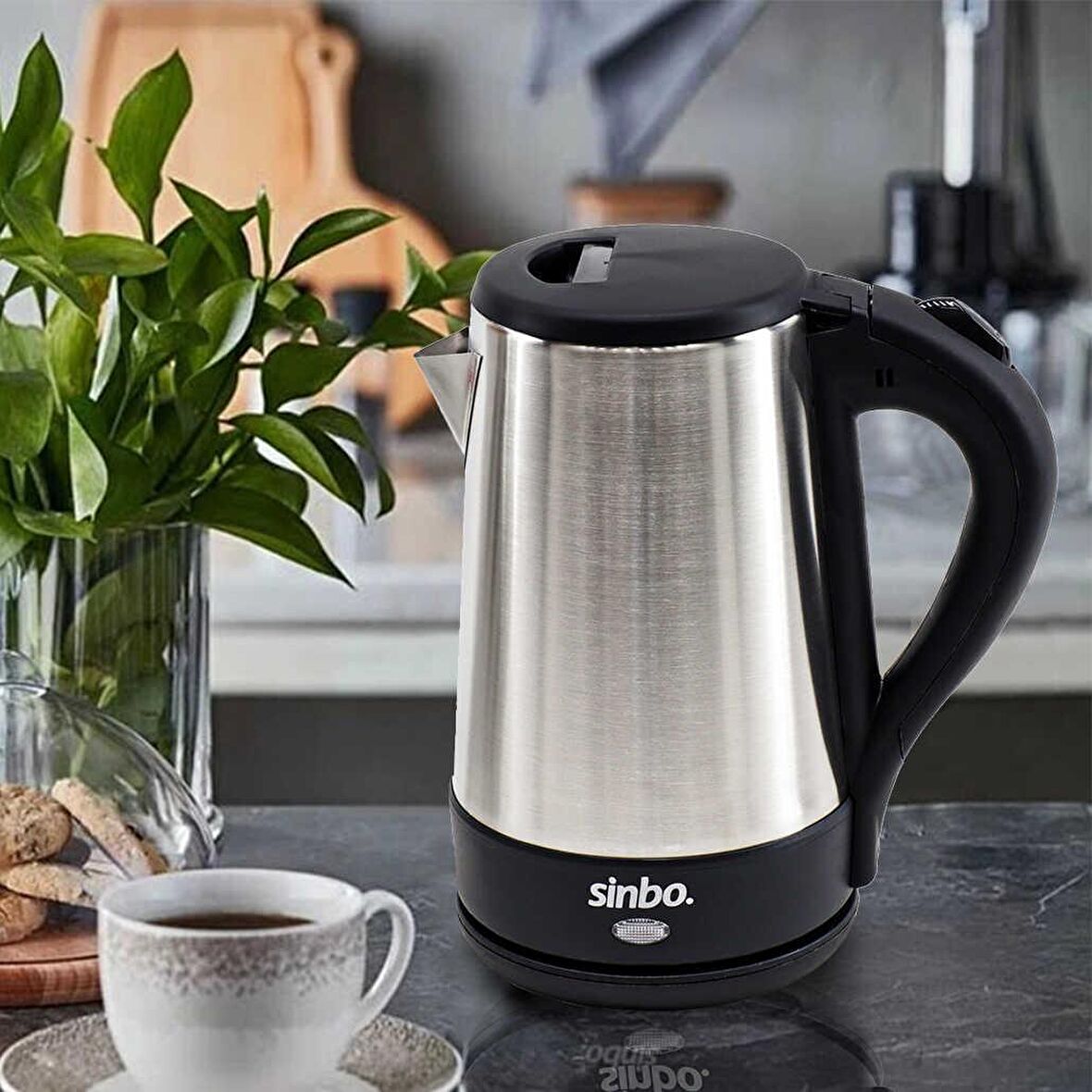 Sinbo SK-8013 Işıklı Çelik 1.5 Lt Kettle