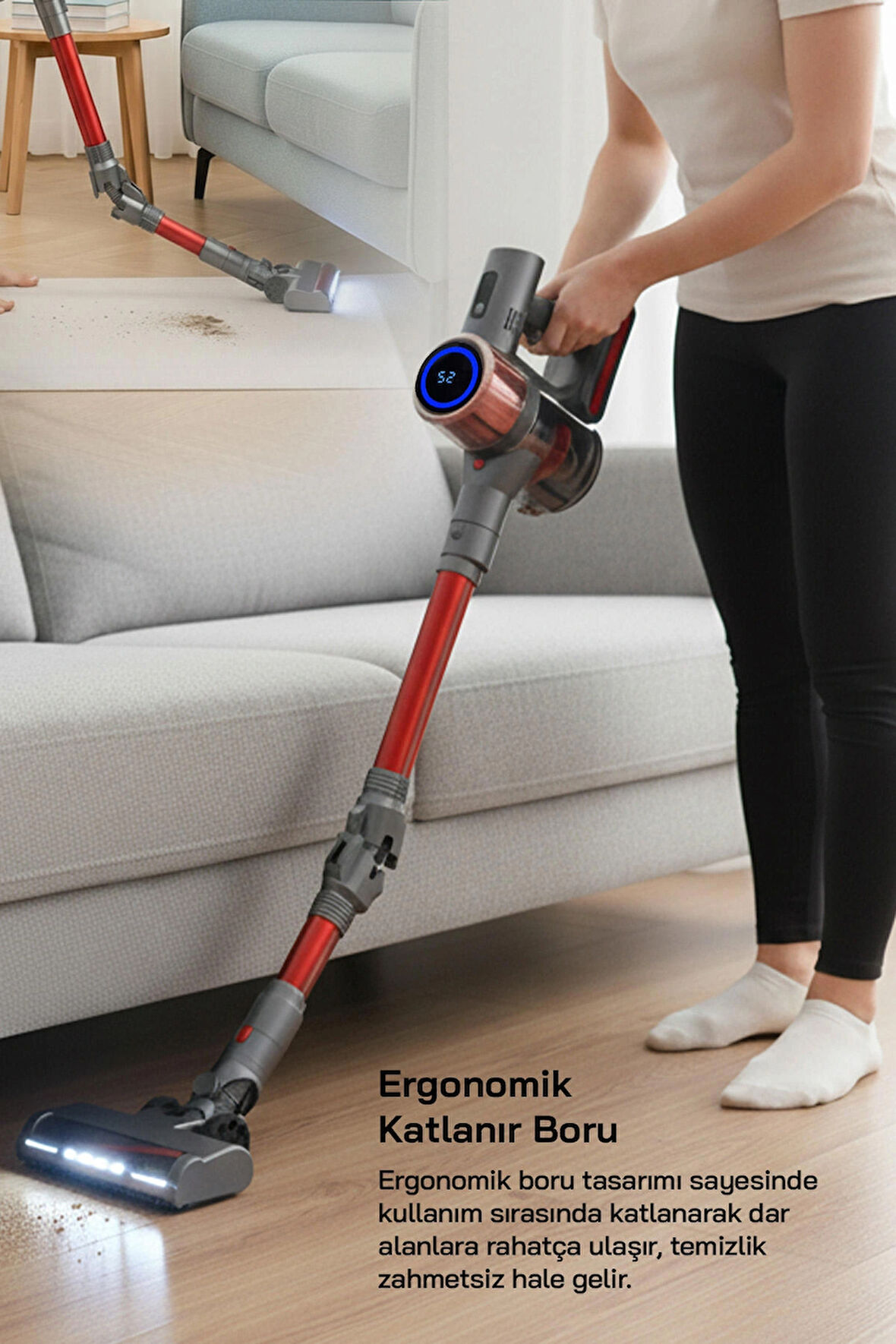 Sinbo Svc 8622 Elektrikli Dik Süpürge 