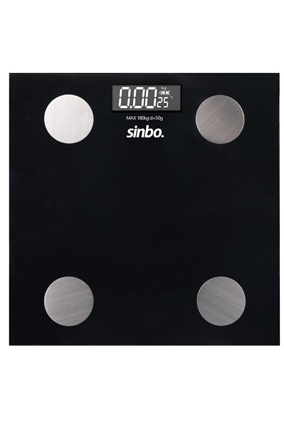 Sinbo SBS-4470 Bluetooth Dijital Yağ Su Kas Vücut Kitle Endeksi Kilo Ölçer Tartı Baskül