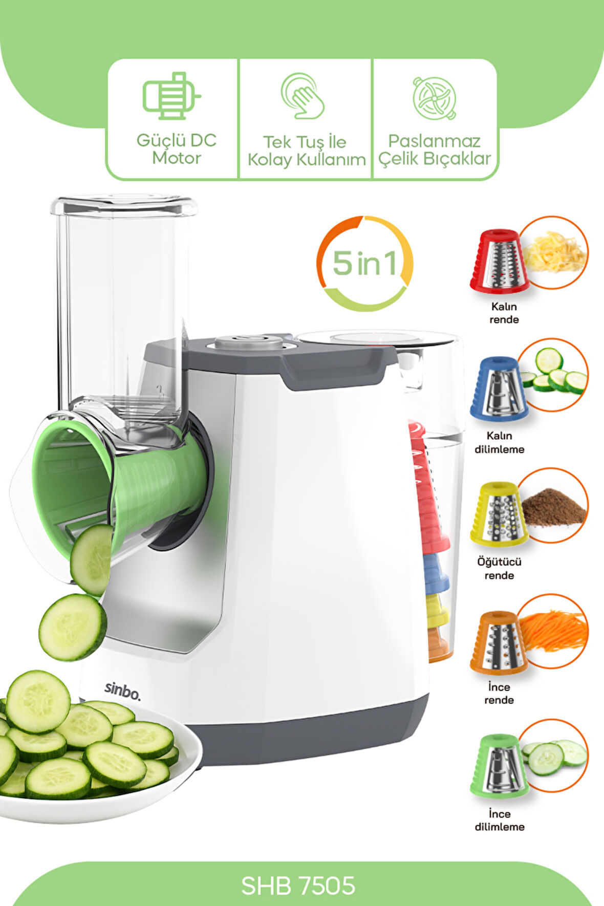 Sinbo Salata Yapma Makinesi SHB-7505