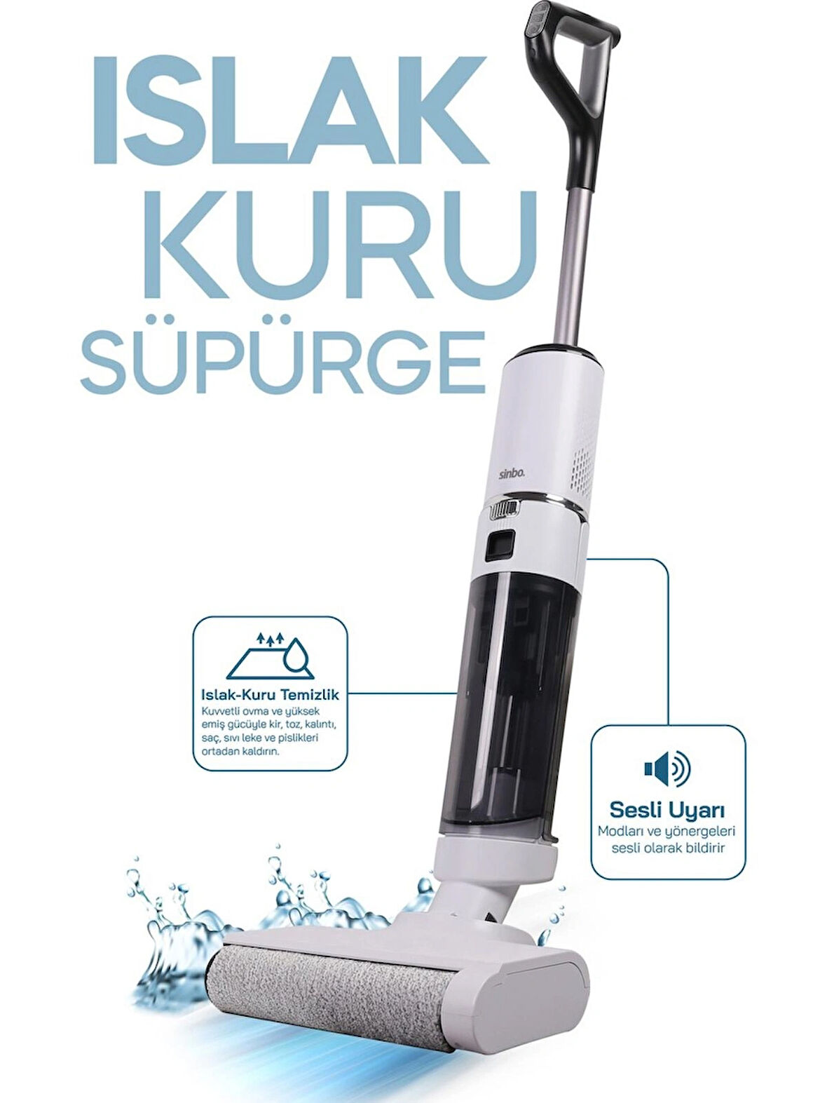 Sinbo SFC-4106 Islak - Kuru Yer Temizleme Makinesi