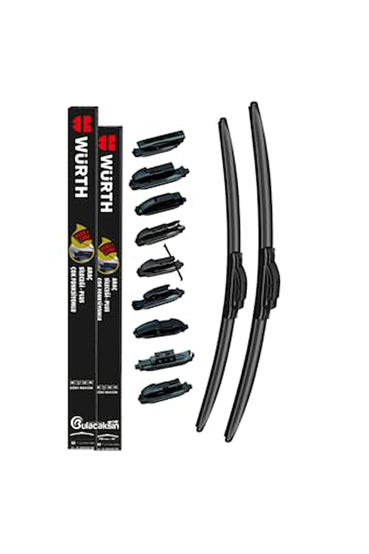 Würth Toyota Corolla Dört Mevsim Sileceği Plus 2'Li Takım 2006-2021 (650/350 Mm)