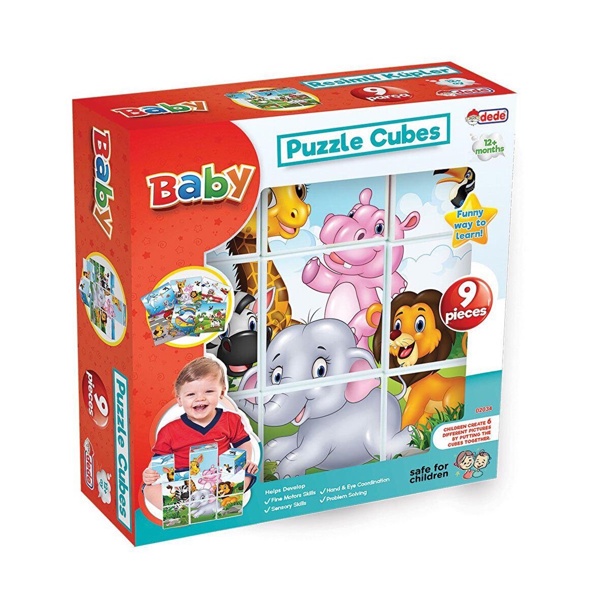 Fen Toys Yaşam 9 Parça Çocuk Puzzle