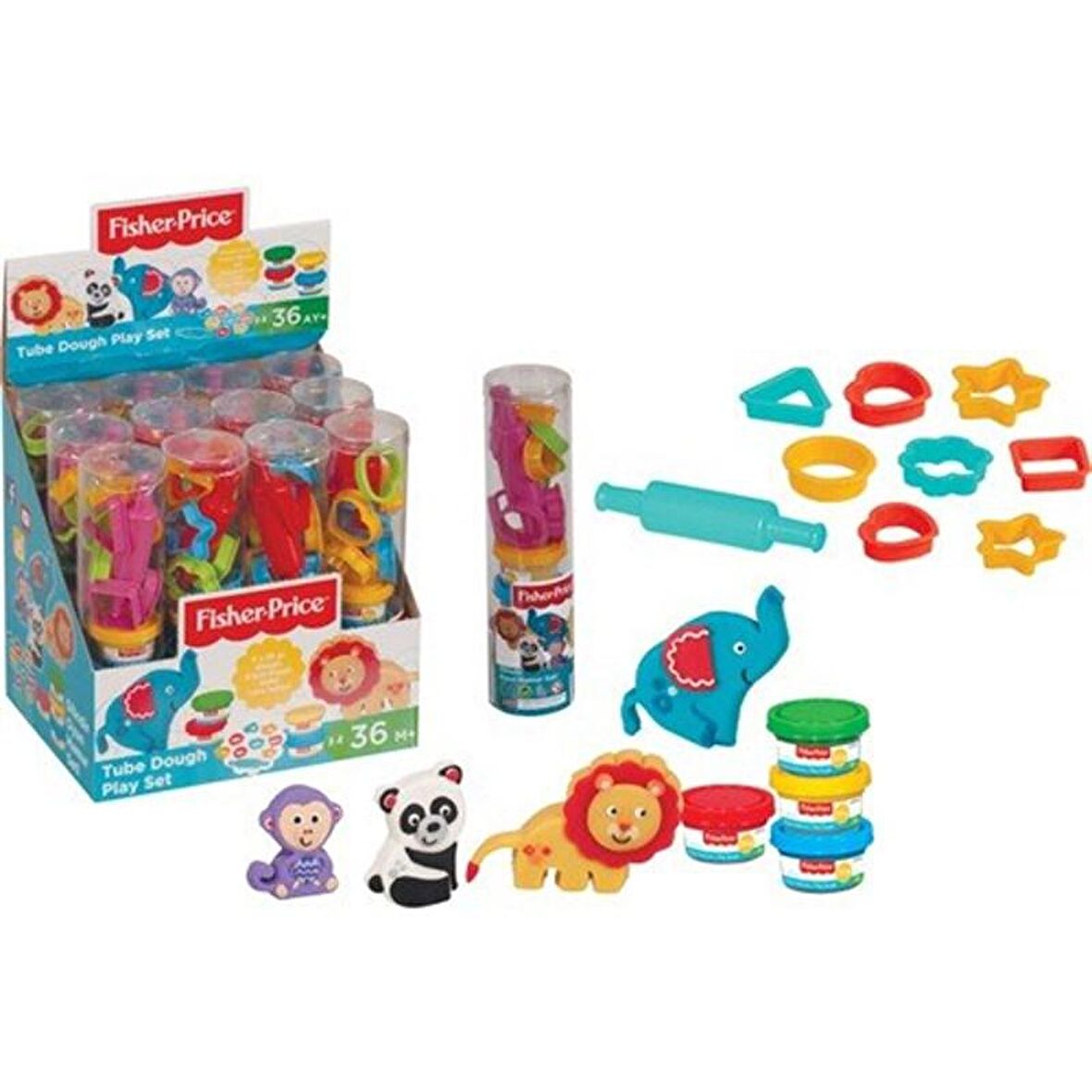 Fisher-Price Silindir Oyun Hamur Seti