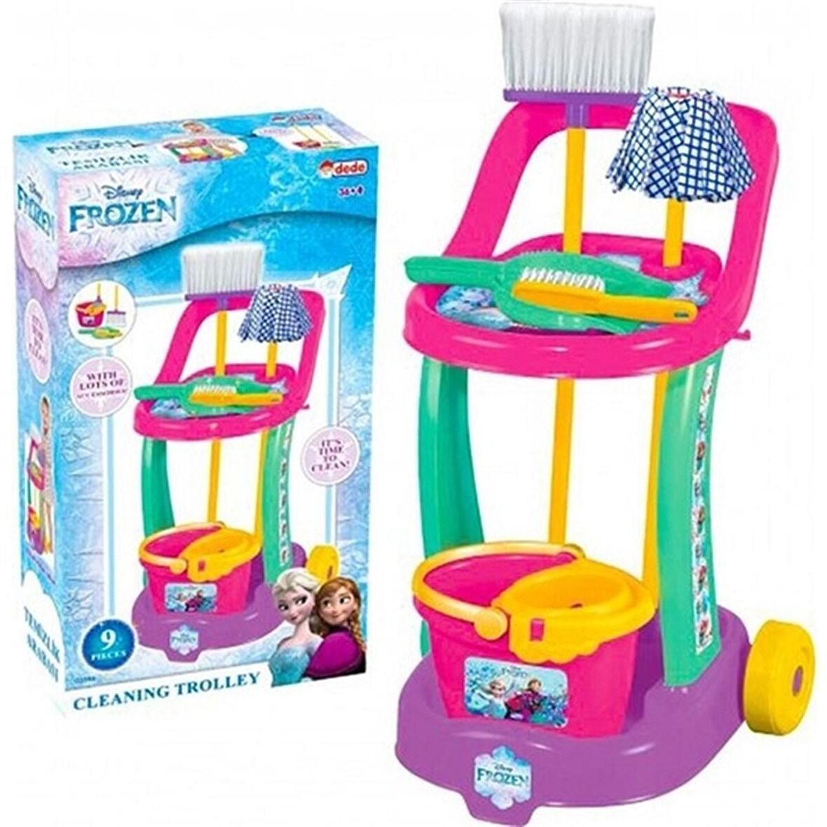 Dede Frozen Temizlik Arabası 03596