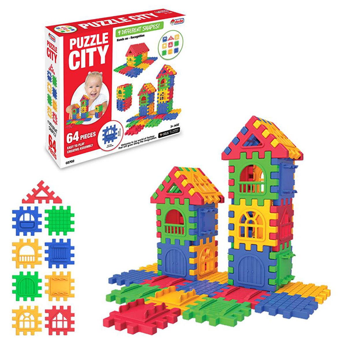 PUZZLE CİTY 64 PARÇA LEGO