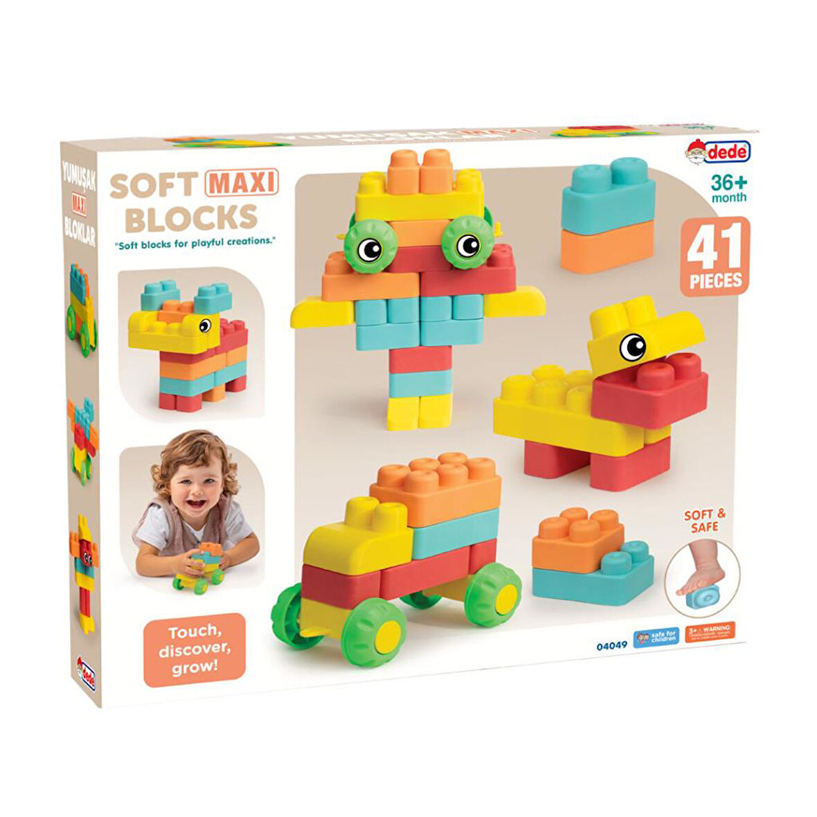 Dede Oyuncak Soft Maxi Bloklar 41 Parça 04049