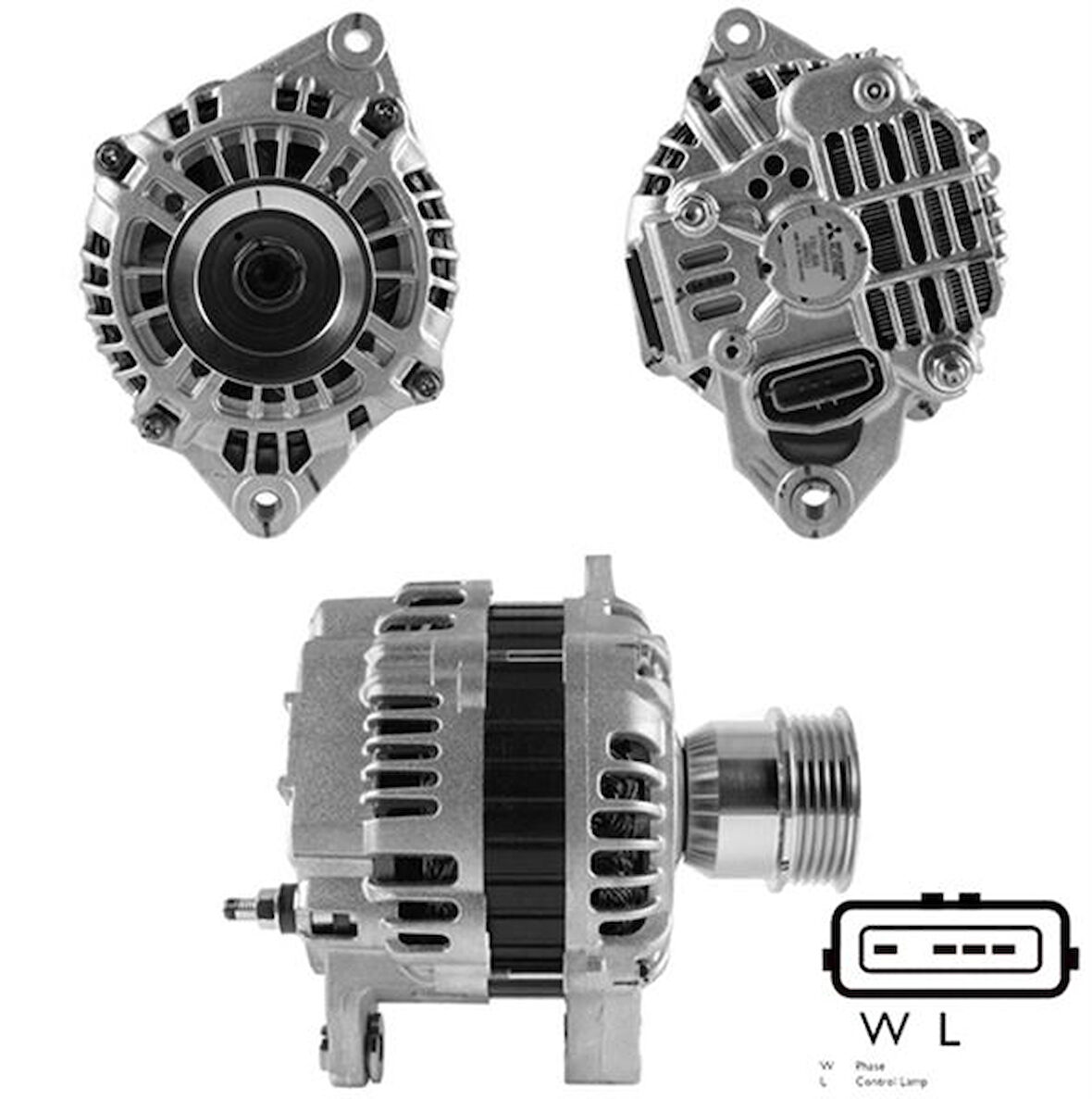 Renault Truck Sarz Dinamosu Alternator 24v 90 Amp Renault Premium -Kerax 420 DCI - Kraftvoll 11020045