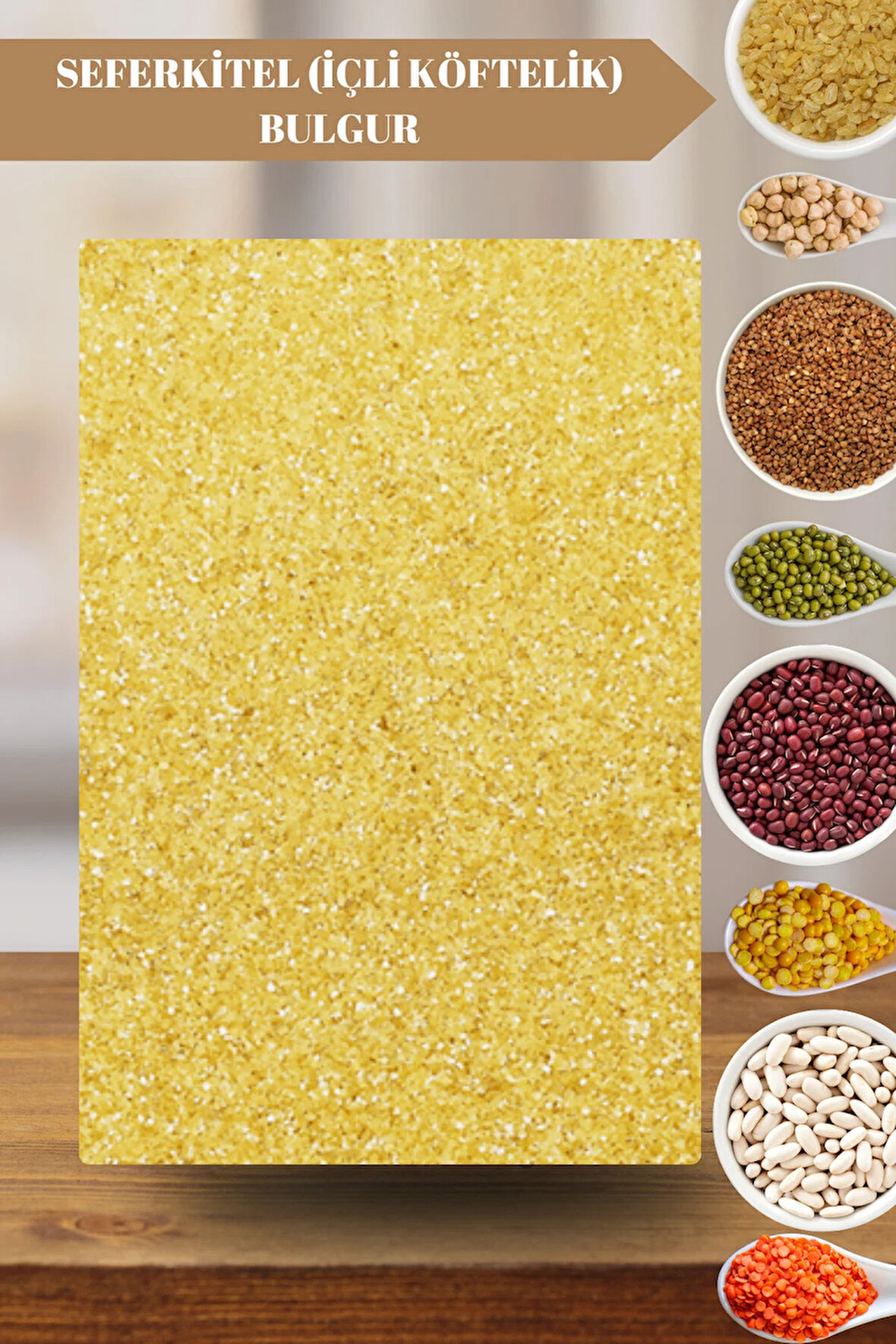 Atalık Seferkitel (içli Köftelik) Bulgur - 5 Kilo