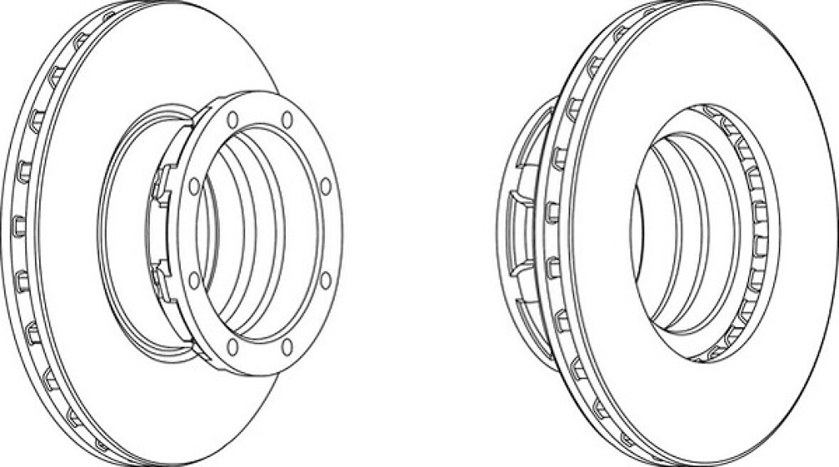 Mercedes Fren Diski Arka - Fren Diski Arka - Frd Fcr188a