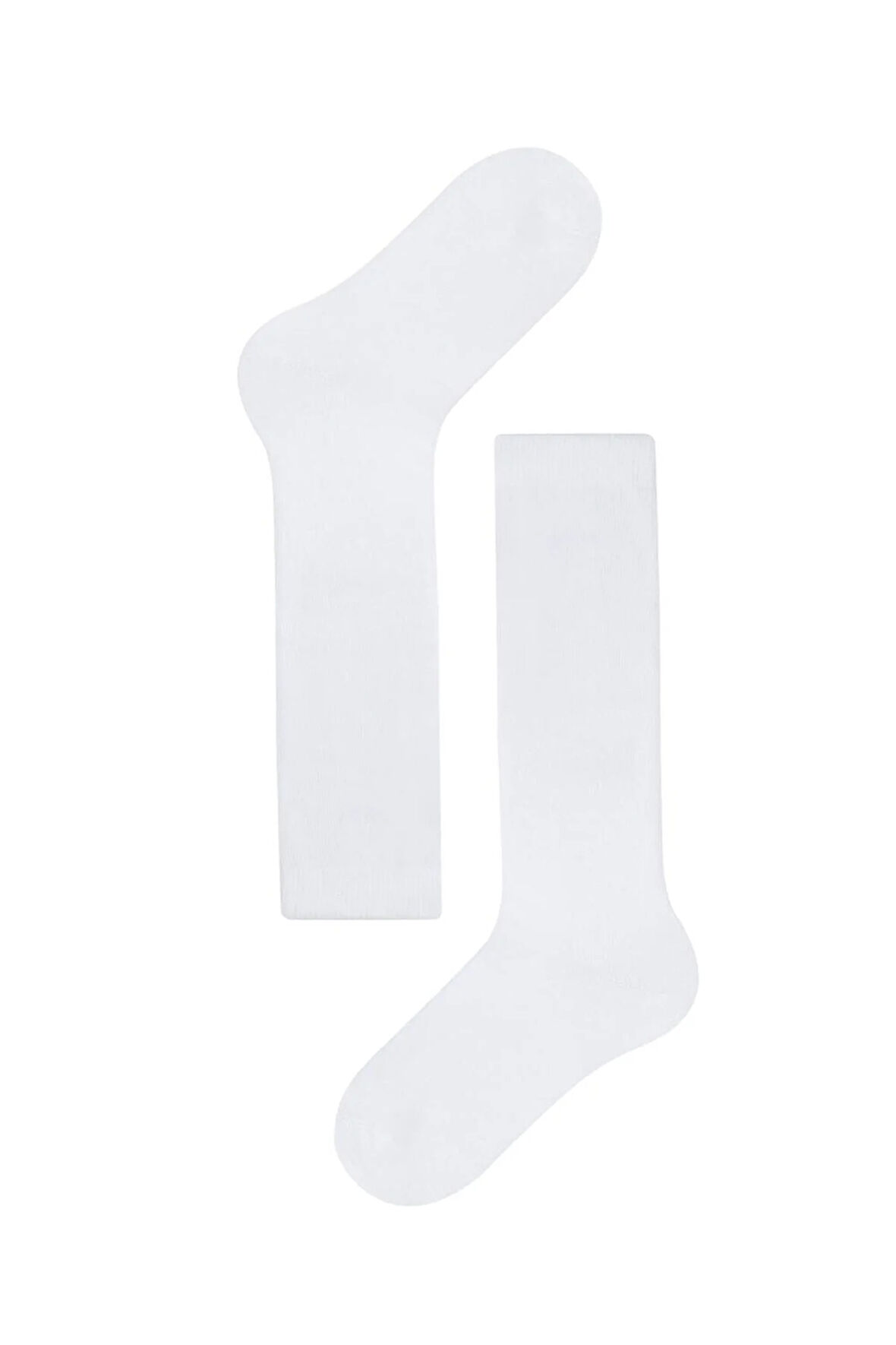 Family Dizaltı Çocuk Basic Çorap Beyaz