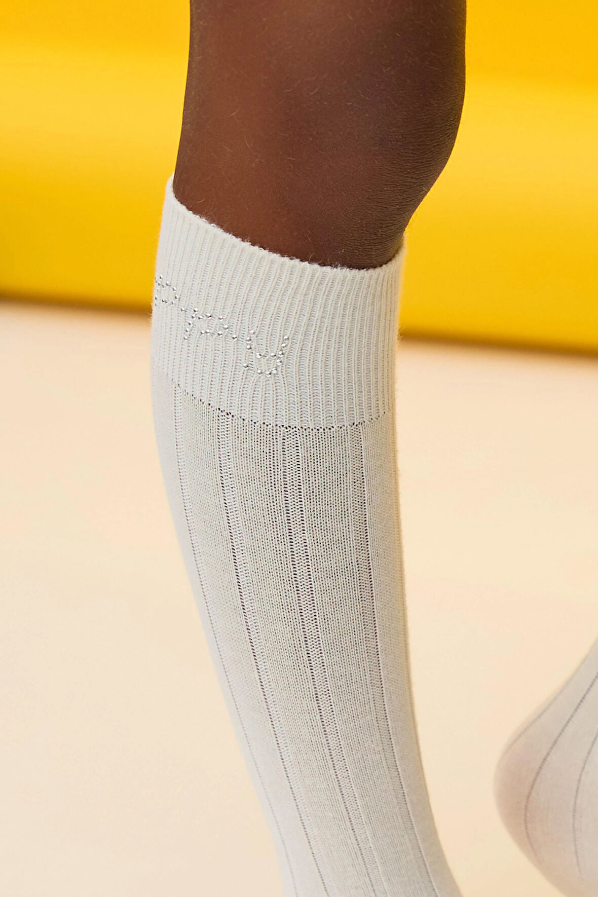 Let's Party Dizaltı Çocuk Çorabı Ekru