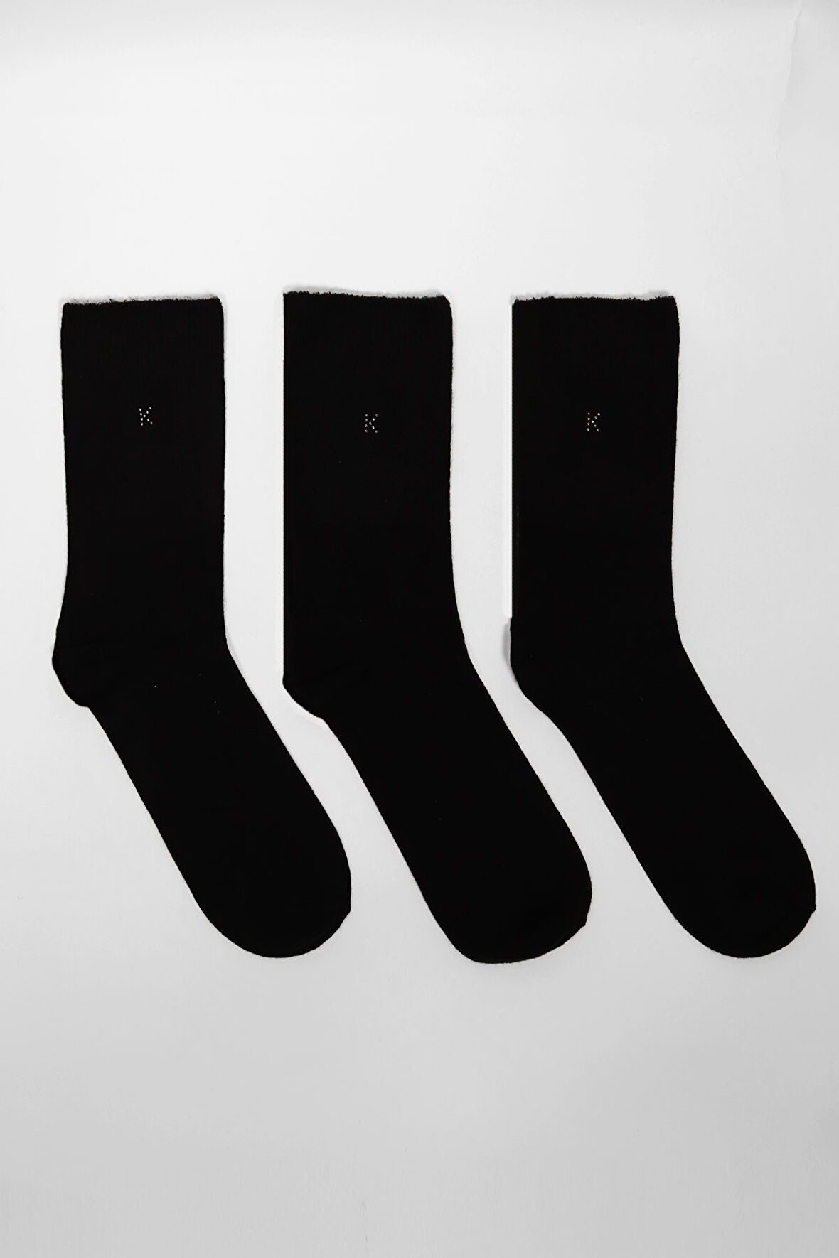 3'lü Paket Melissa Modal Kadın Çorap Siyah/Siyah/Siyah