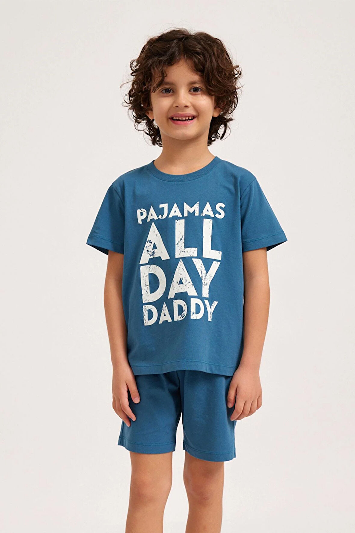 All Day Erkek Çocuk Pijama Üst Lacivert