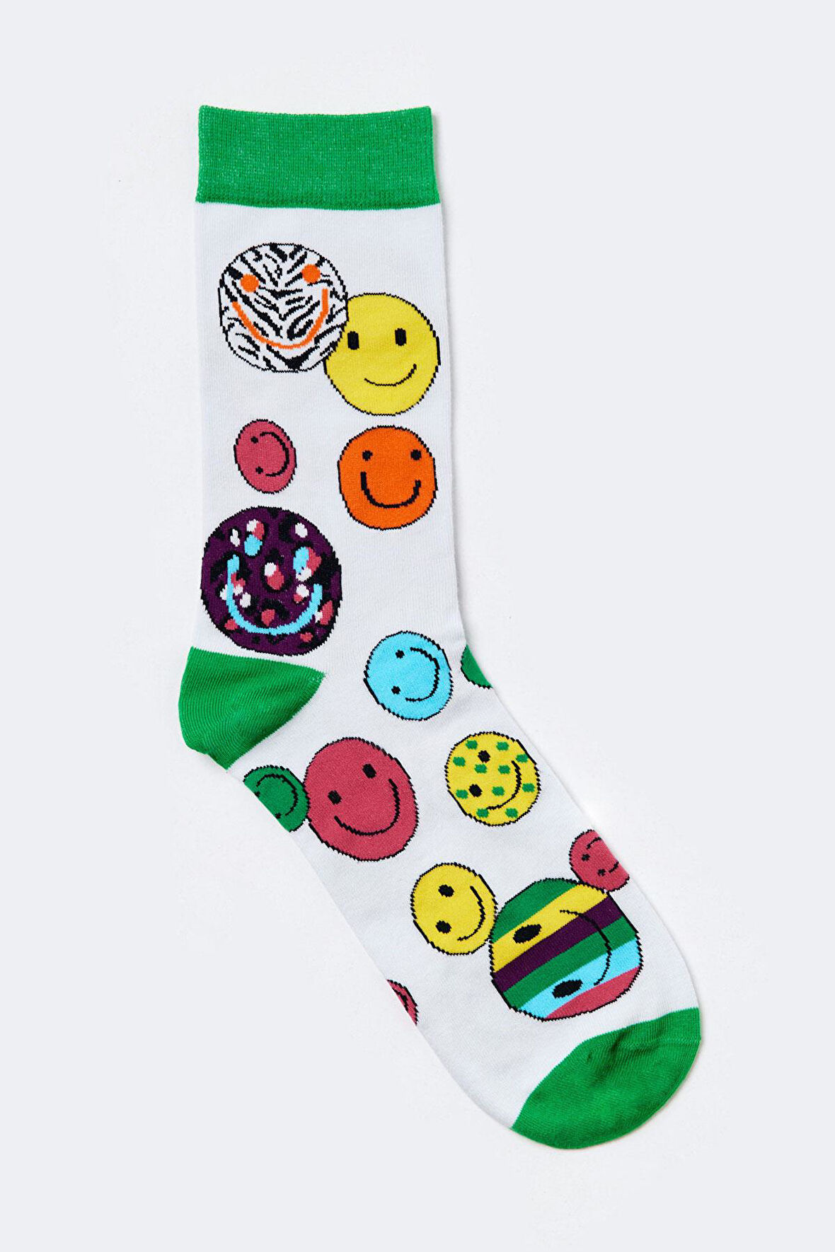 Smile Art Soket Çorap Desenli