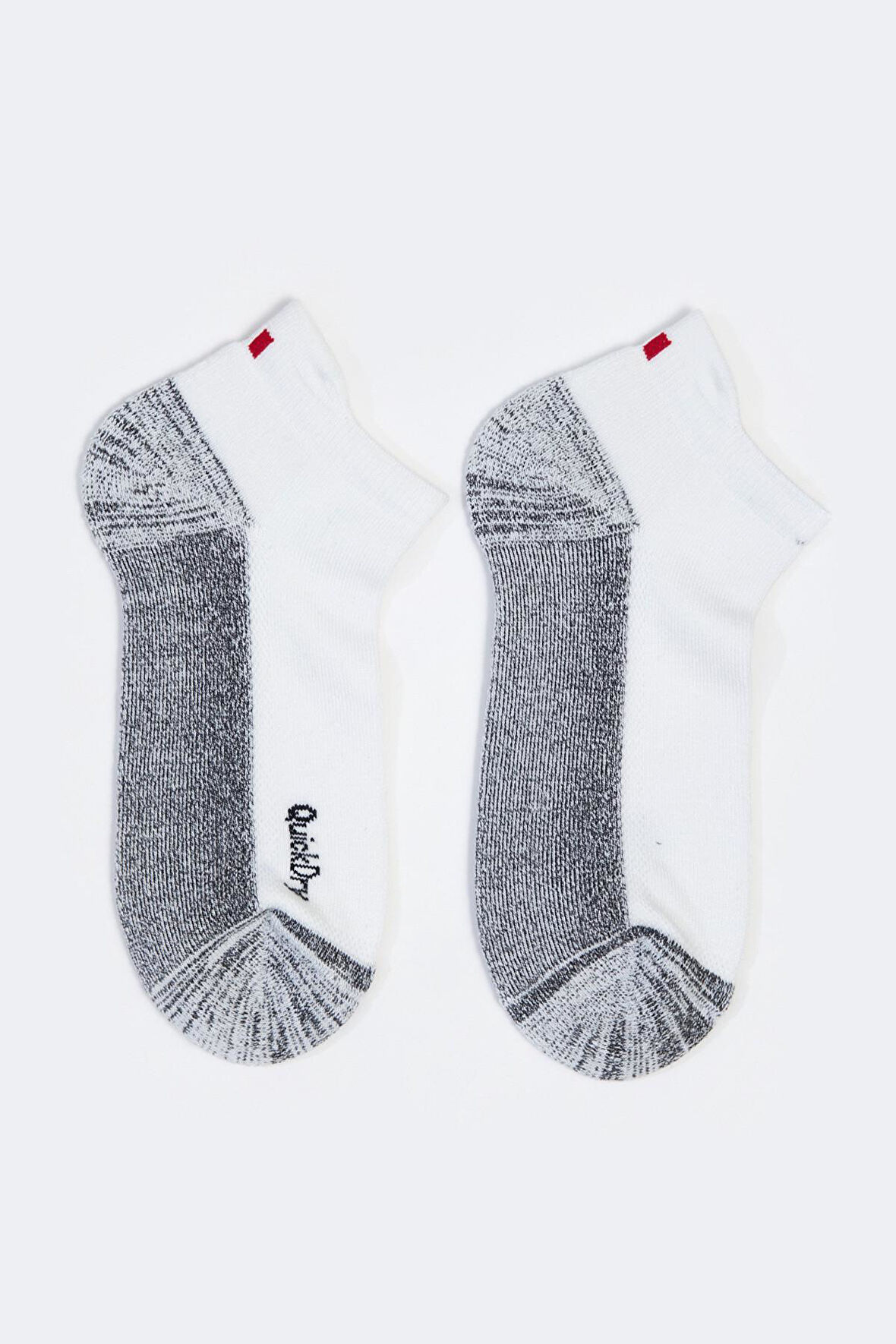2'li Paket Erkek Golf Patik Çorap Beyaz/Beyaz
