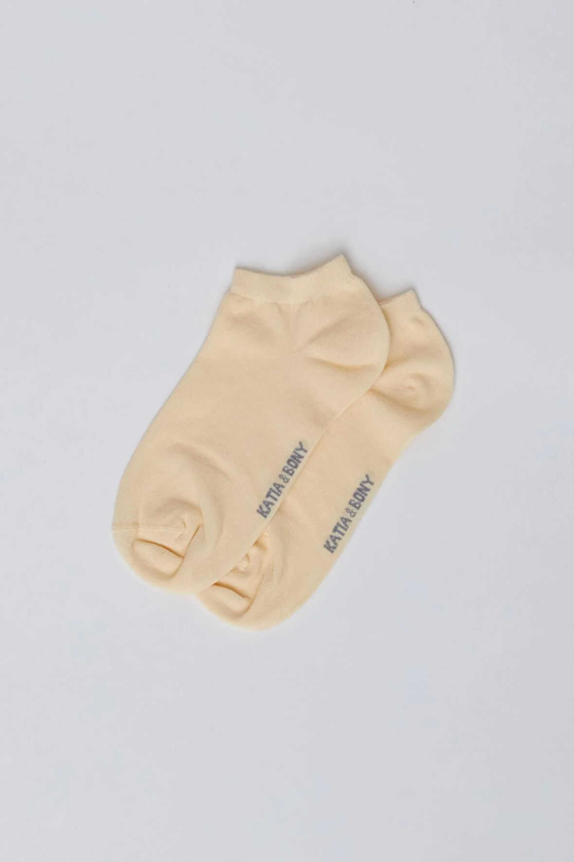 Kadın Pamuklu Patik Çorap Sarı