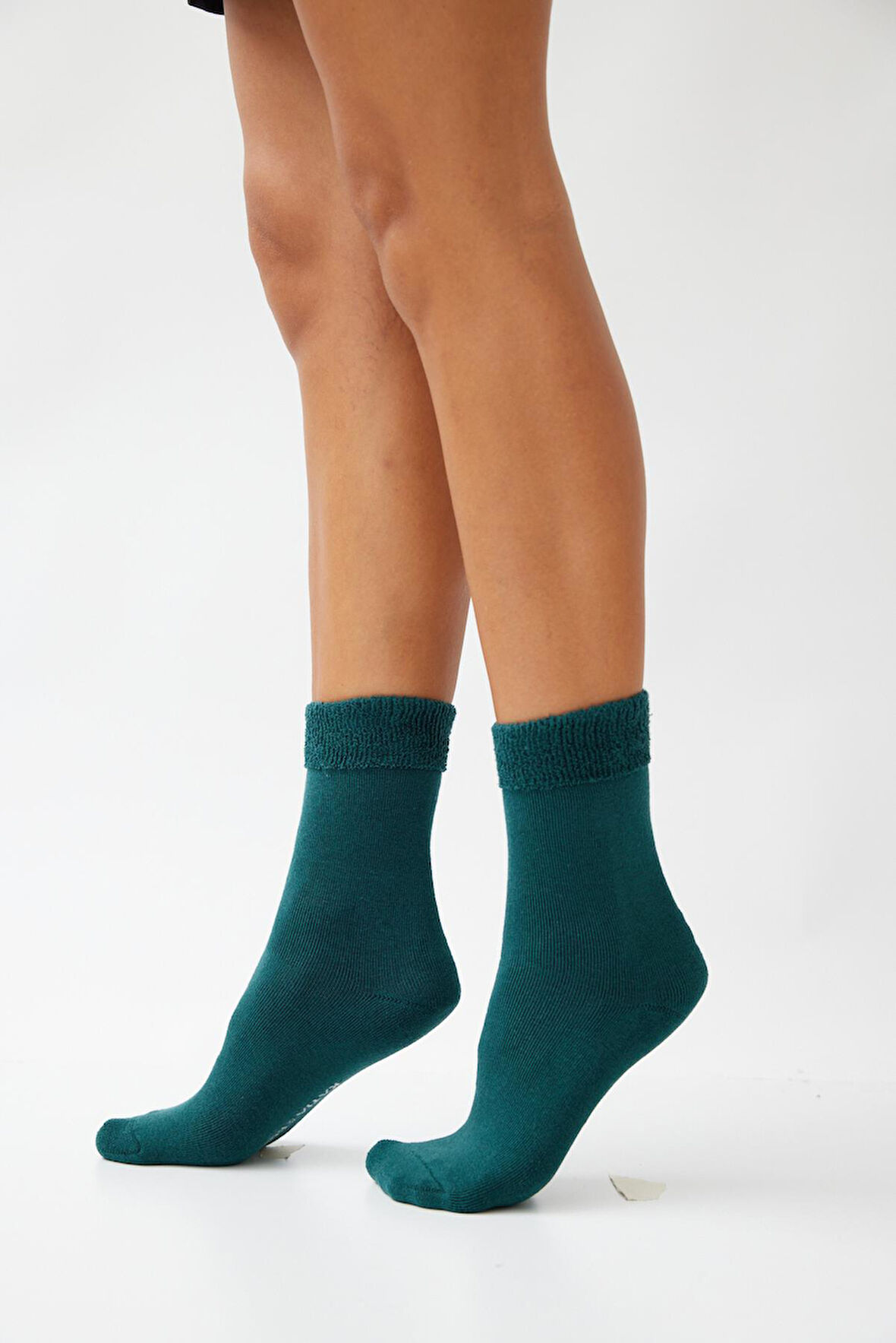 Kız Çocuk Havlu Çorap Yeşil