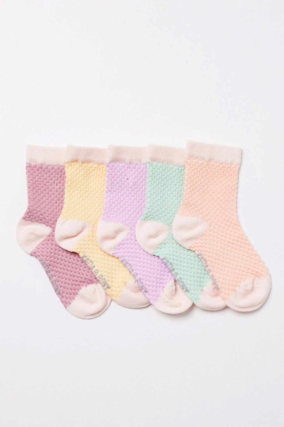 Bebek 5'li Soket Çorap Çok Renkli