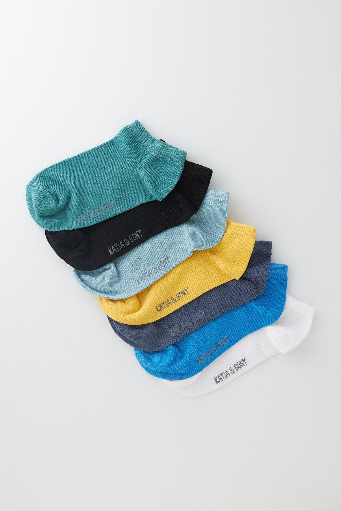 Erkek Çocuk 7 li Paket Step Çorap Karışık Renk