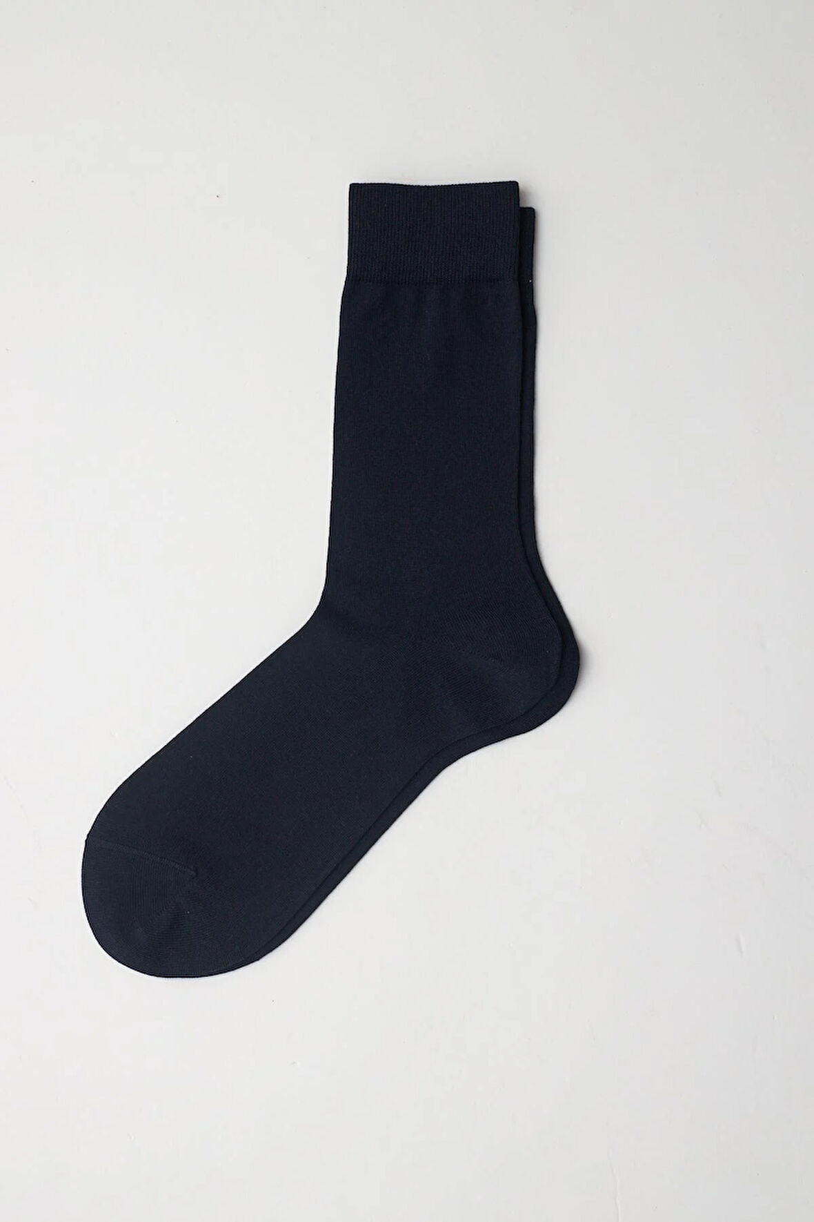 Merserize Erkek Soket Çorap Lacivert