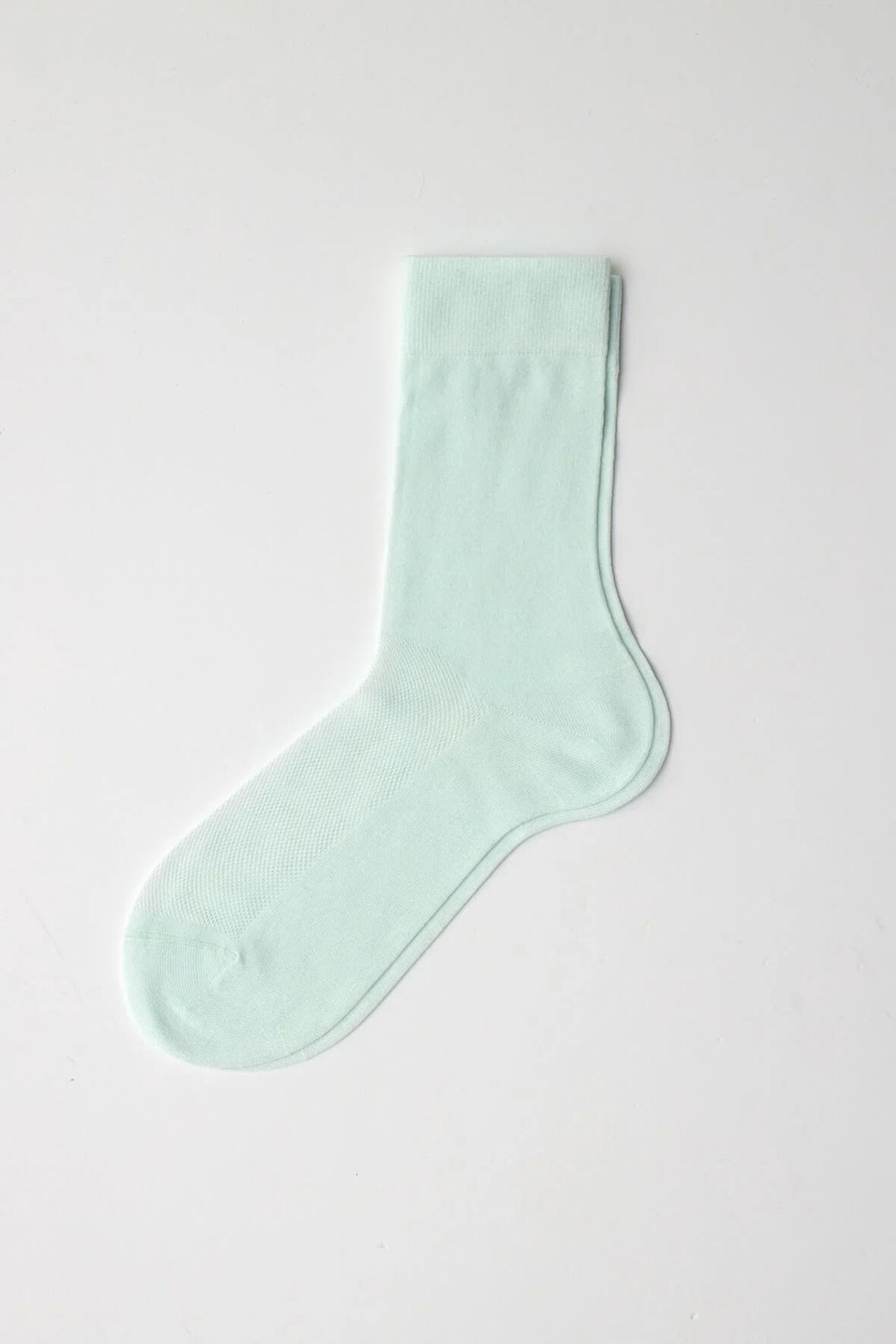 Merserize Fileli Erkek Soket Çorap Açık Turkuaz
