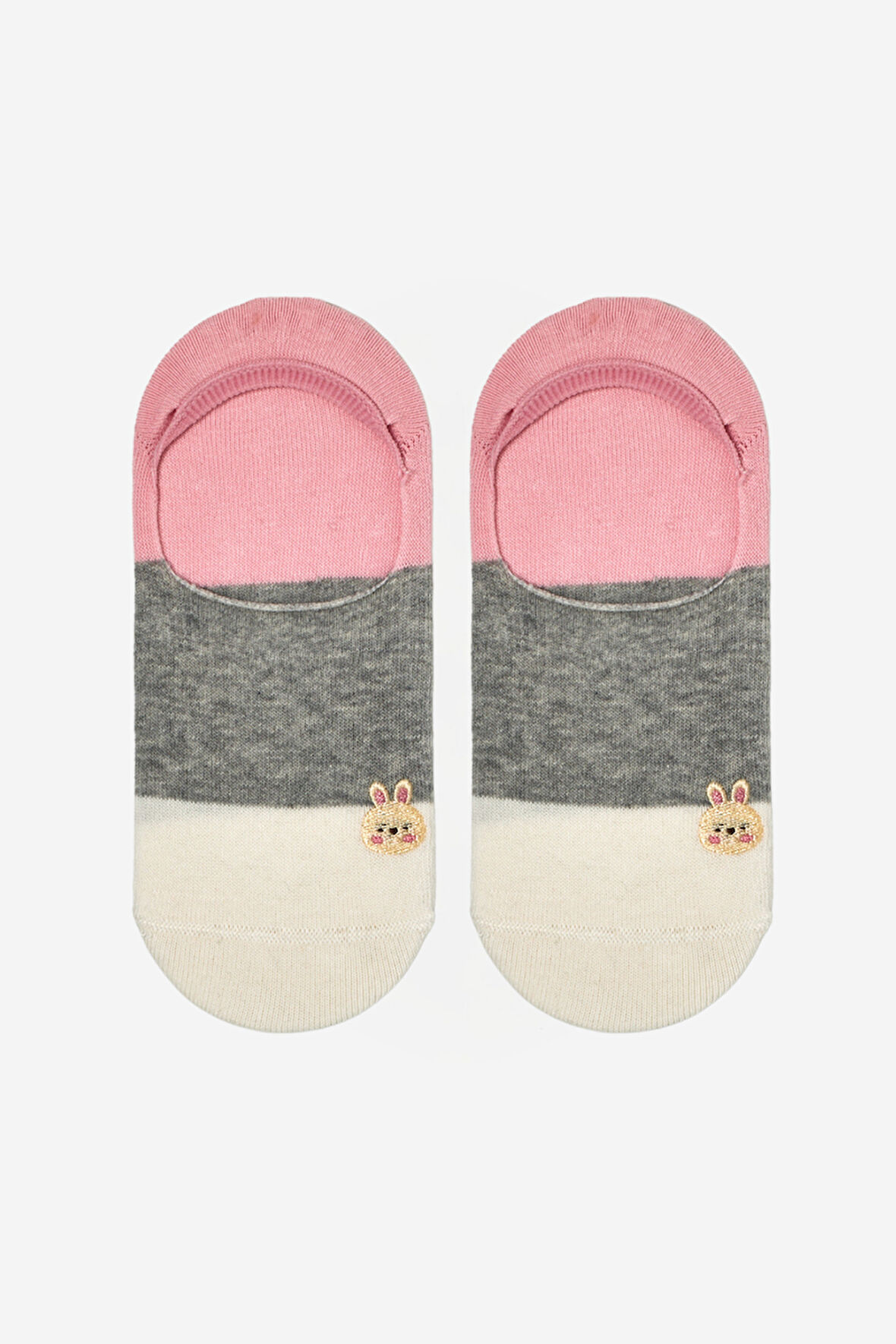 Kız Çocuk Köpek Desenli Görünmez Babet Çorap