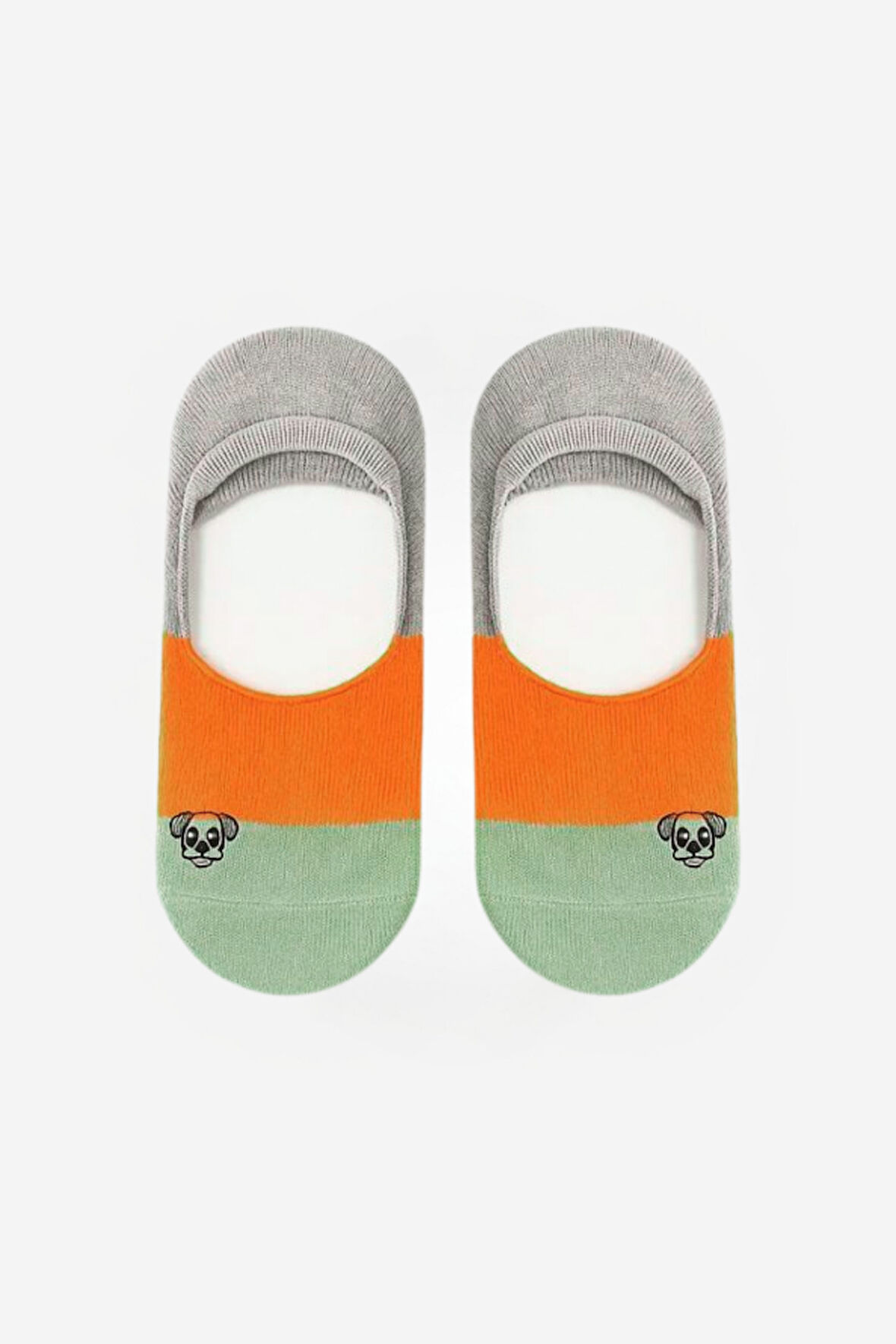 Çocuk Köpek Desenli Görünmez Babet Çorap