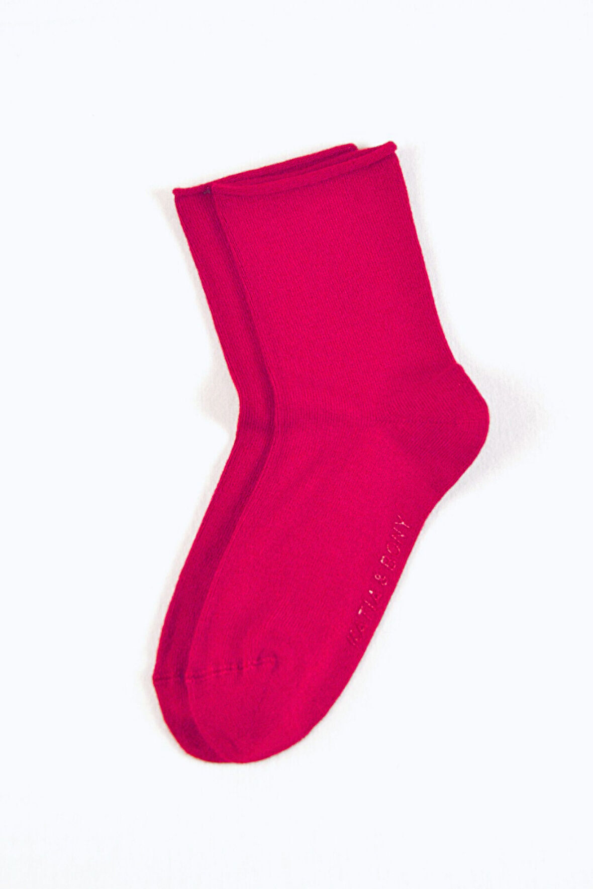 Kız Çocuk Lastiksiz Modal Soket Çorap Koyu Pembe