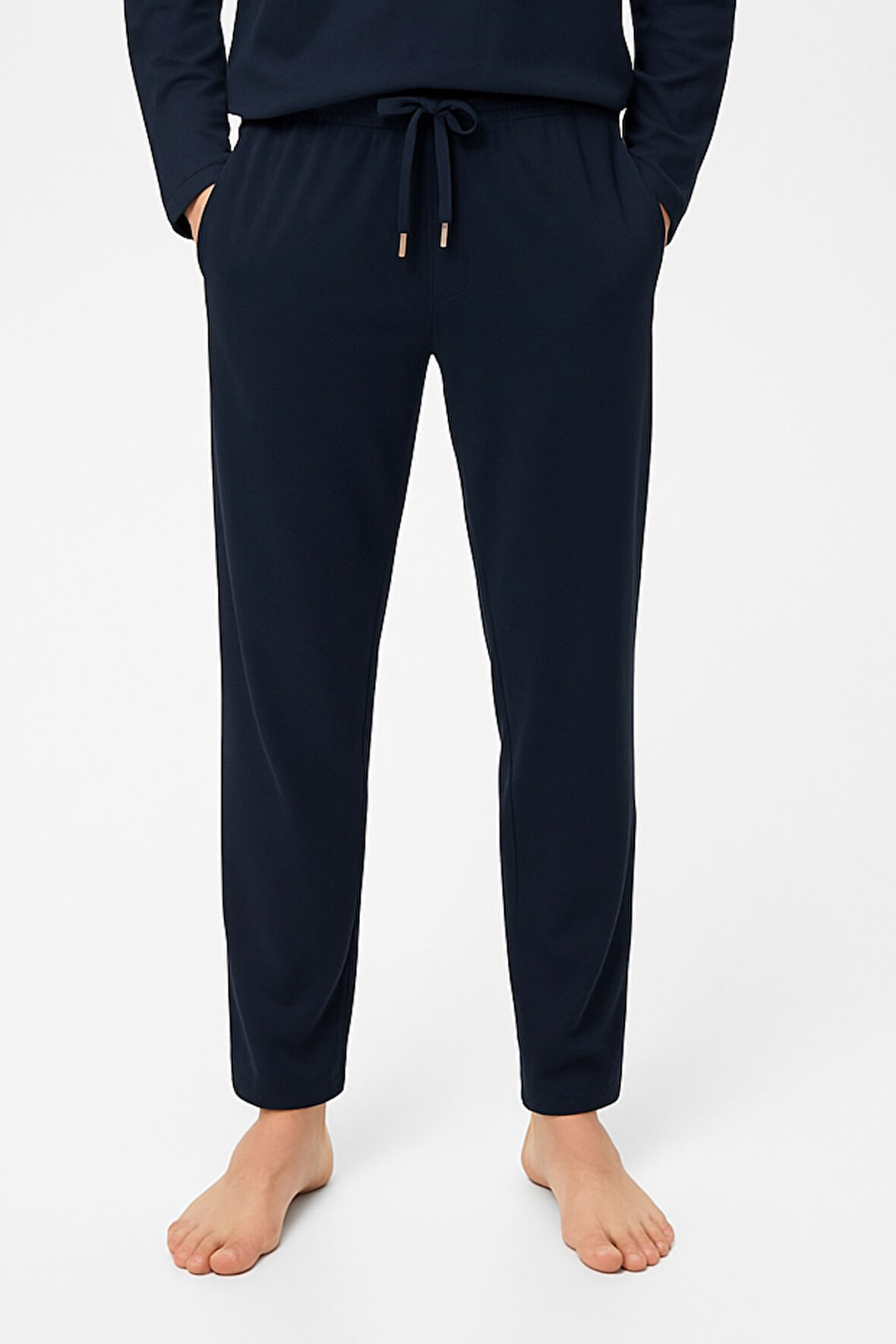 Erkek Silver Uzun Pijama Altı Lacivert