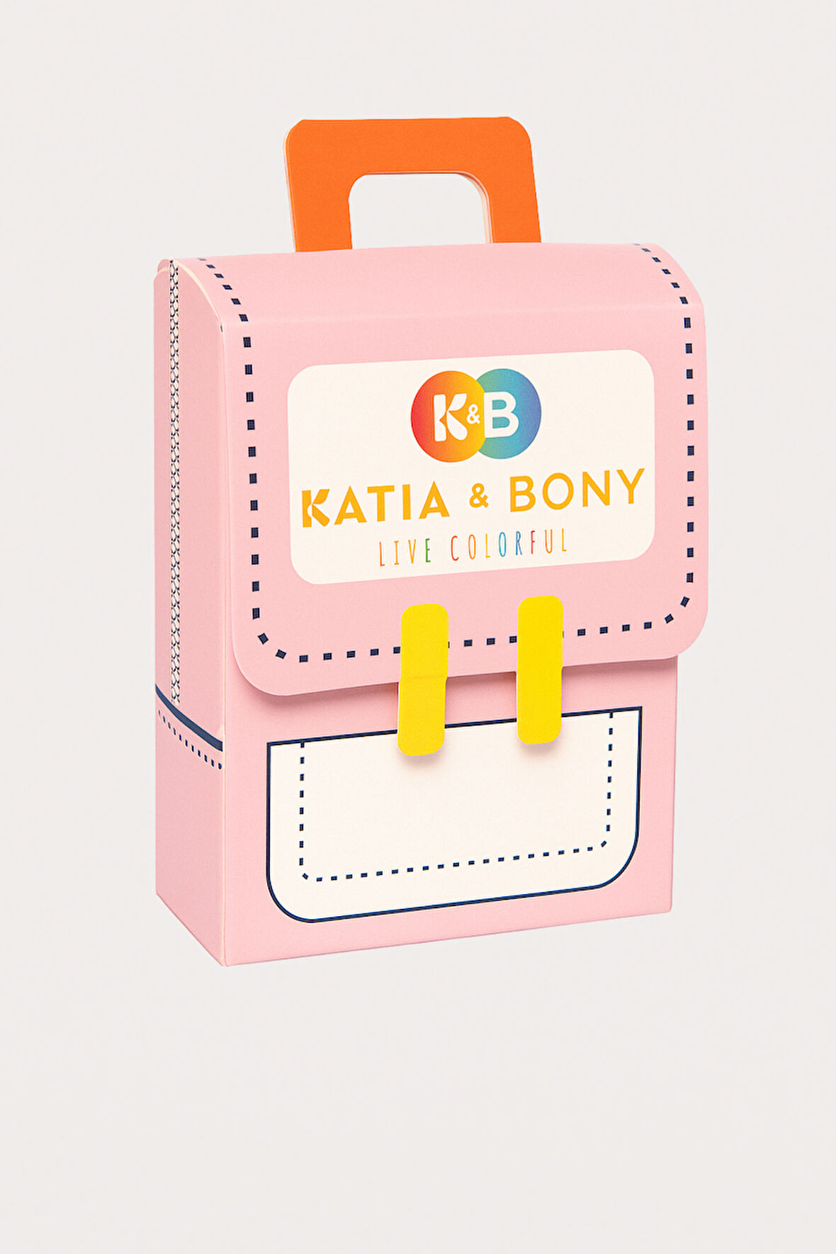 Kız Çocuk Ekose Desenli 2'li Kutulu Soket Çorap Gri/Beyaz 