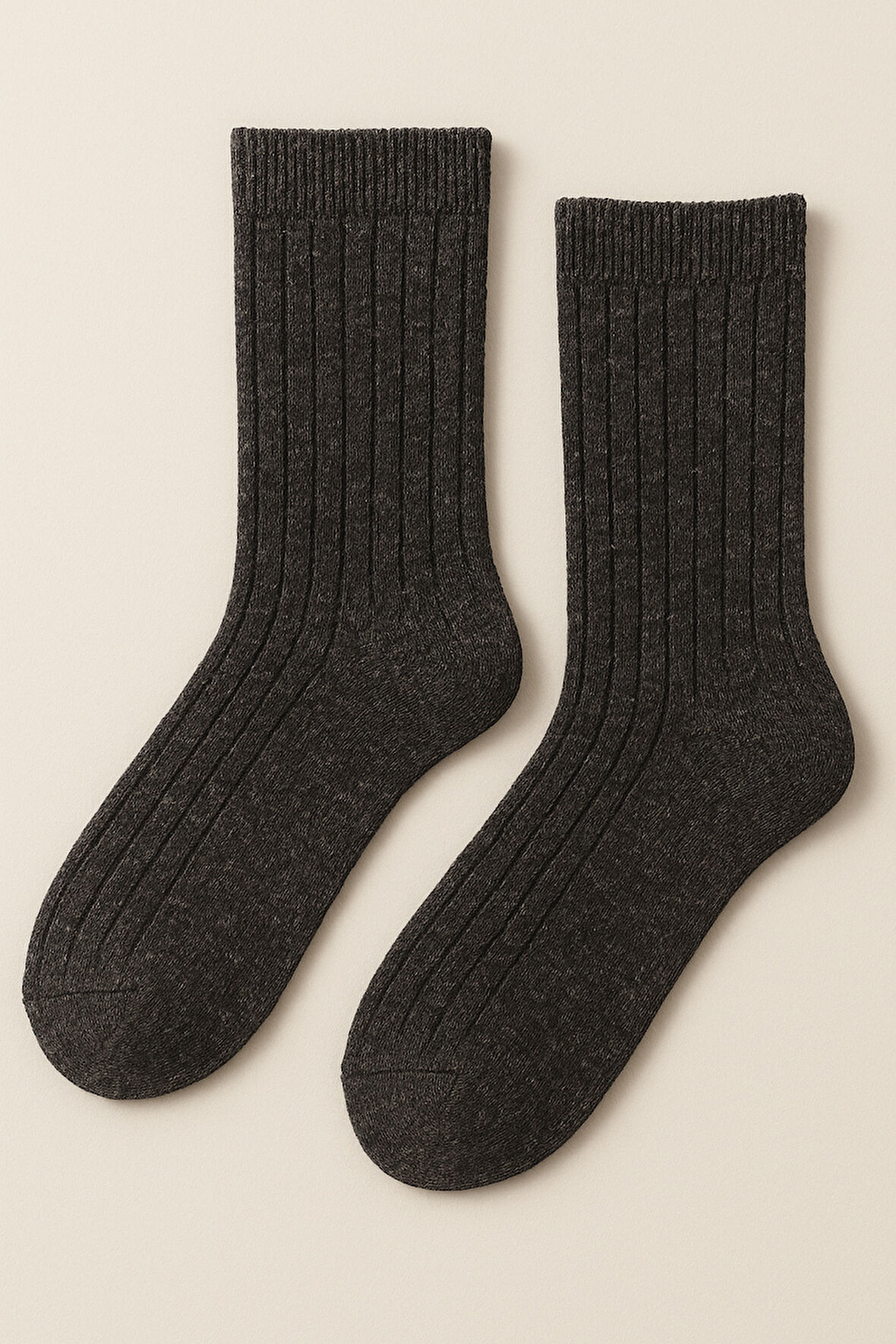 Soket Çorap Siyah Melanj