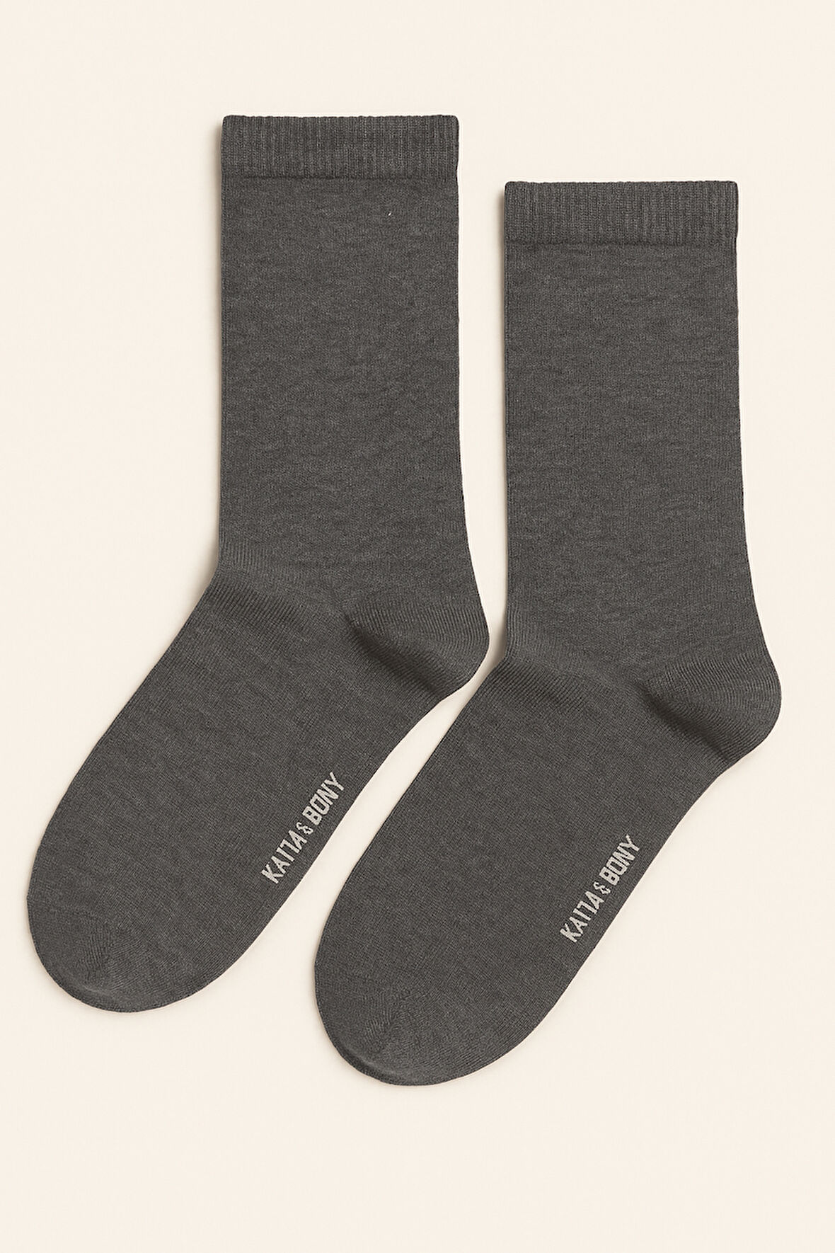 Kadın Harold Bambu Soket Çorap Antrasit